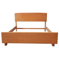 Heywood Wakefield Mid-Century Modern Full Size Bett:: 1950er Jahre