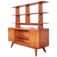 Heywood Wakefield Mid-Century Modern Maple Double-Sided Room Divider, 1950s