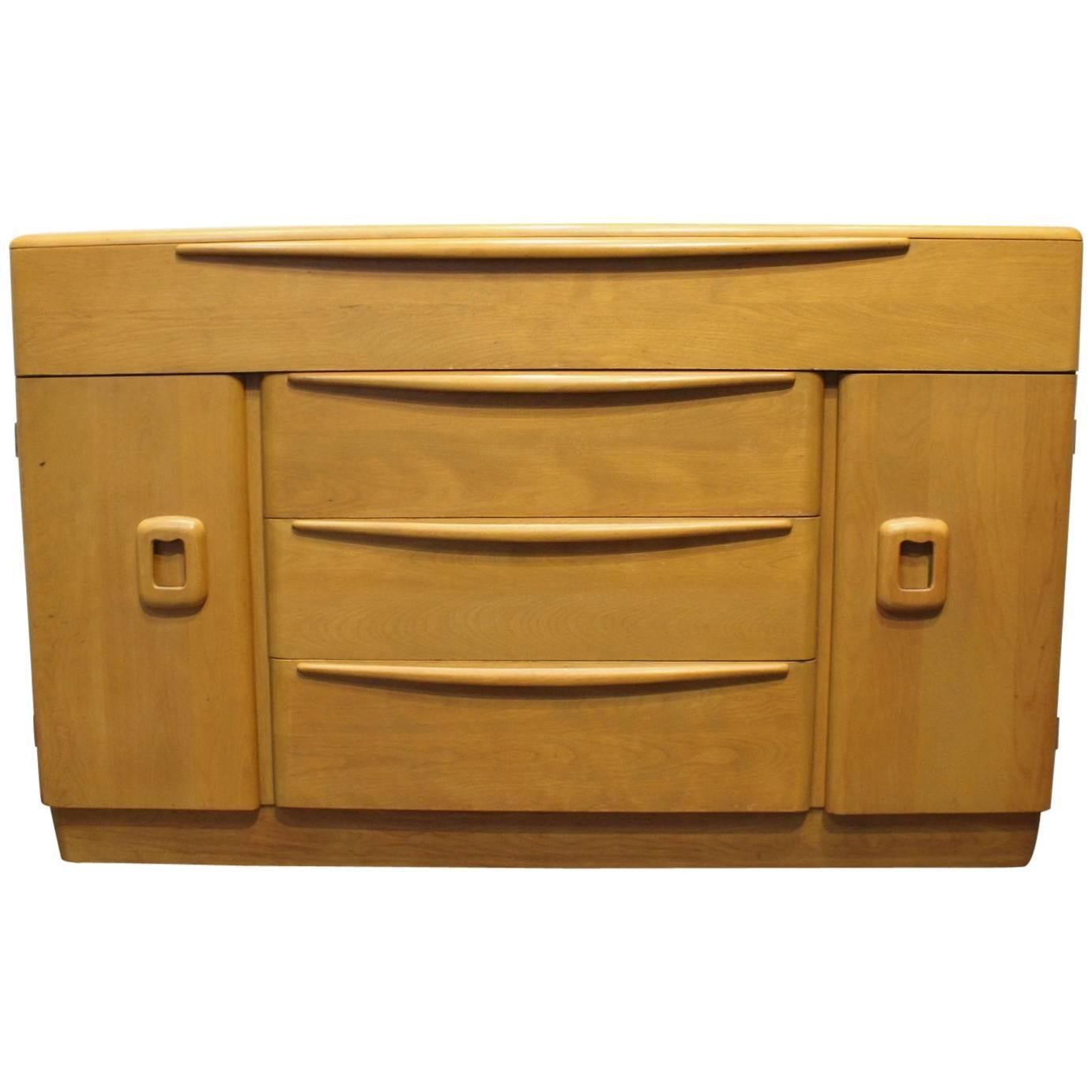 Heywood Wakefield Mid-Century Modern Minimalist Encore Sideboard Credenza Buffet For Sale