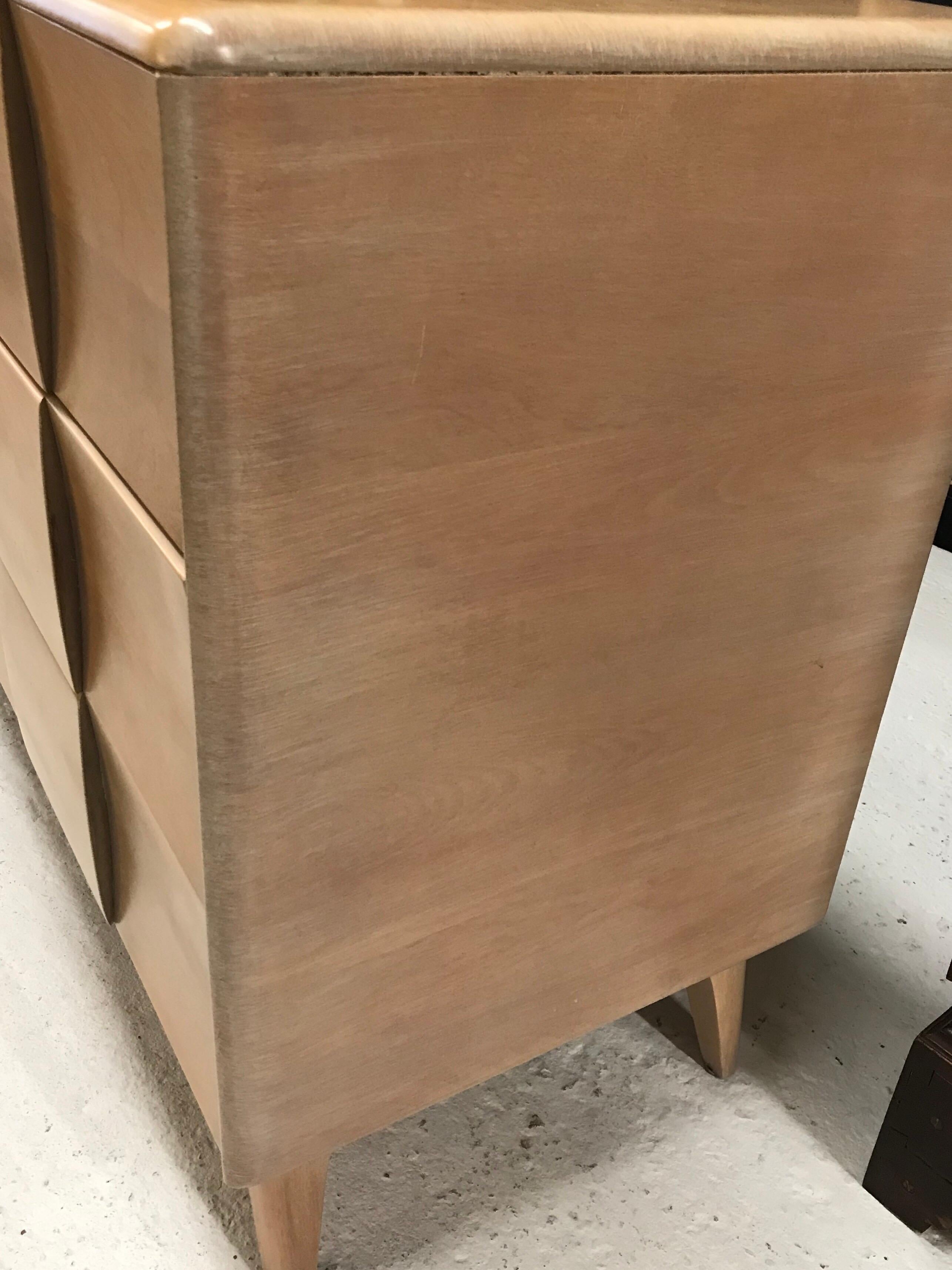 Heywood Wakefield Mid-Century Modern Sculptura Dresser Buffet Chest of Drawers 3