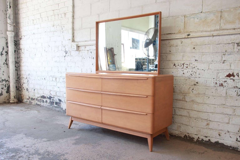 HeywoodWakefield MidCentury Modern SixDrawer Dresser at 1stDibs