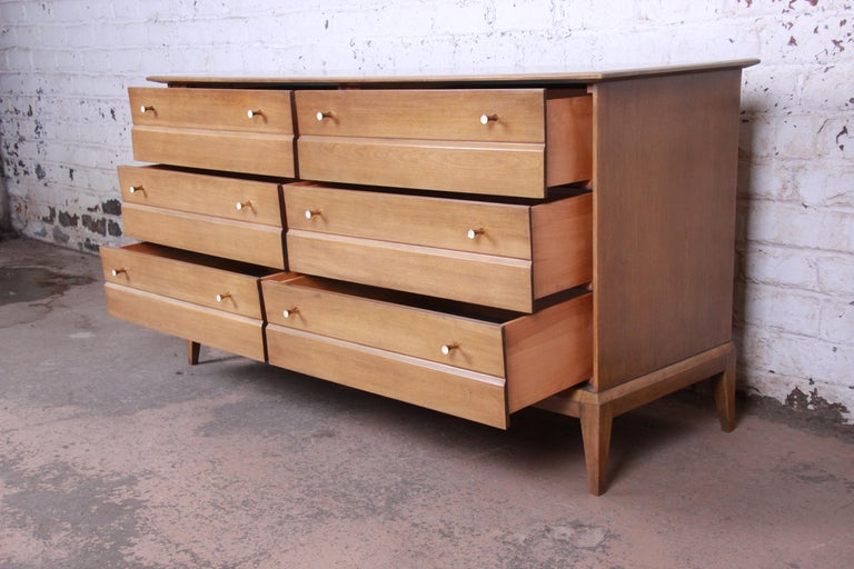 Heywood Wakefield MidCentury Modern SixDrawer Dresser at 1stDibs