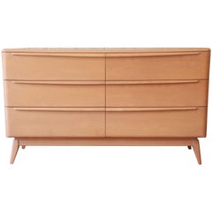 Heywood-Wakefield Mid-Century Modern Six-Drawer Dresser