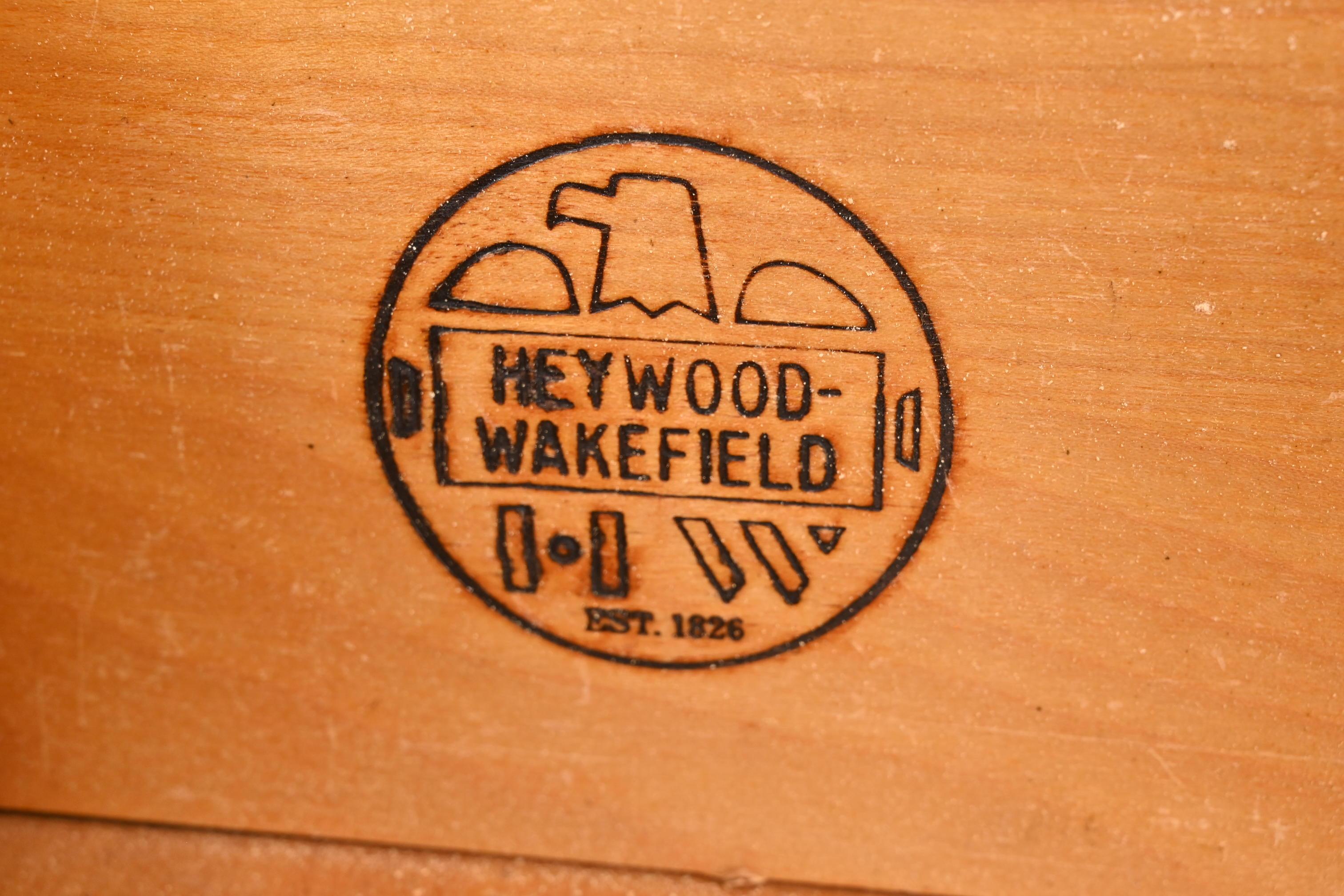 Heywood Wakefield Mid-Century Modern Solid Birch Sideboard Credenza, 1950s 5