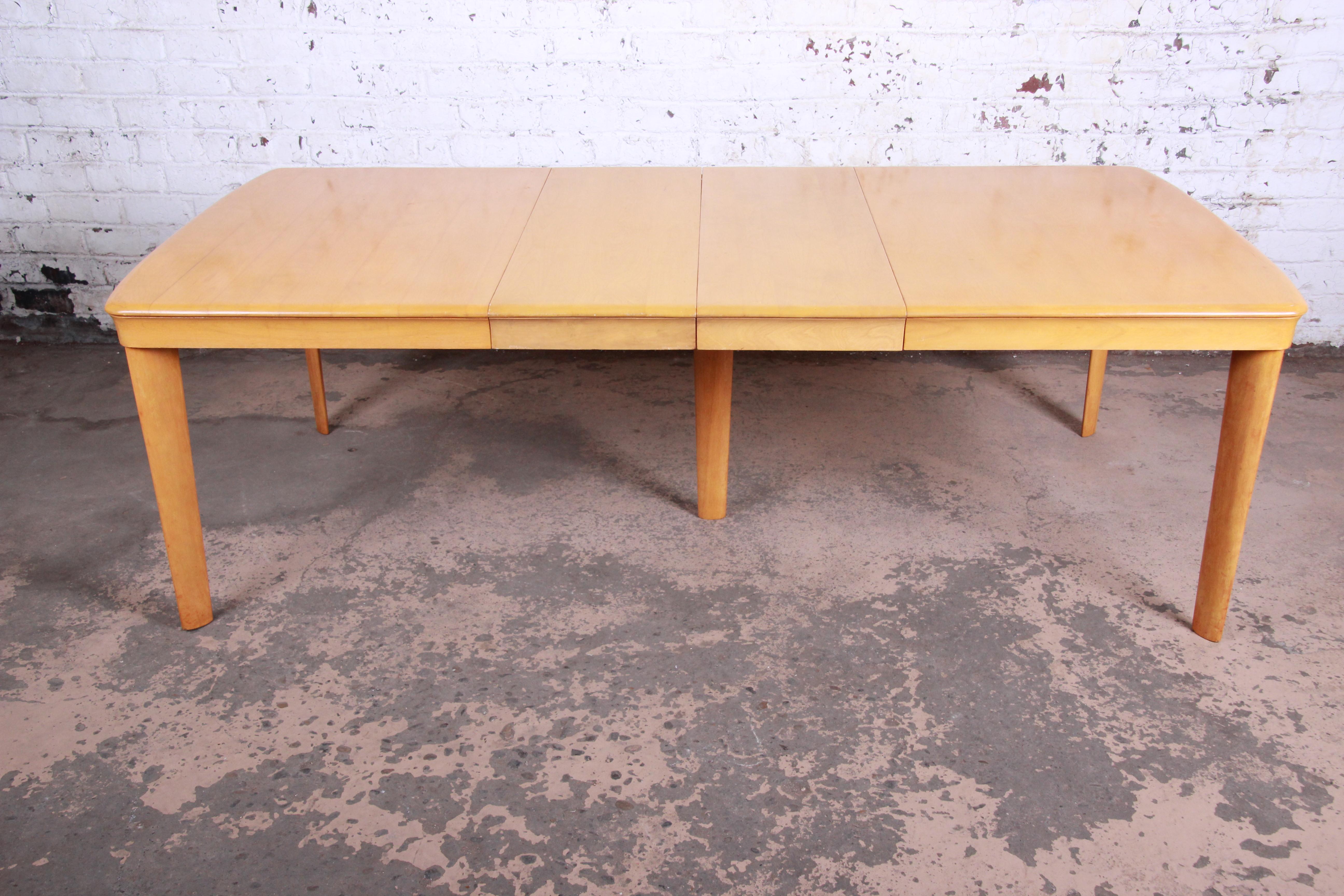 Mid-20th Century Heywood Wakefield Mid-Century Modern Solid Maple Dining Set, 1950s