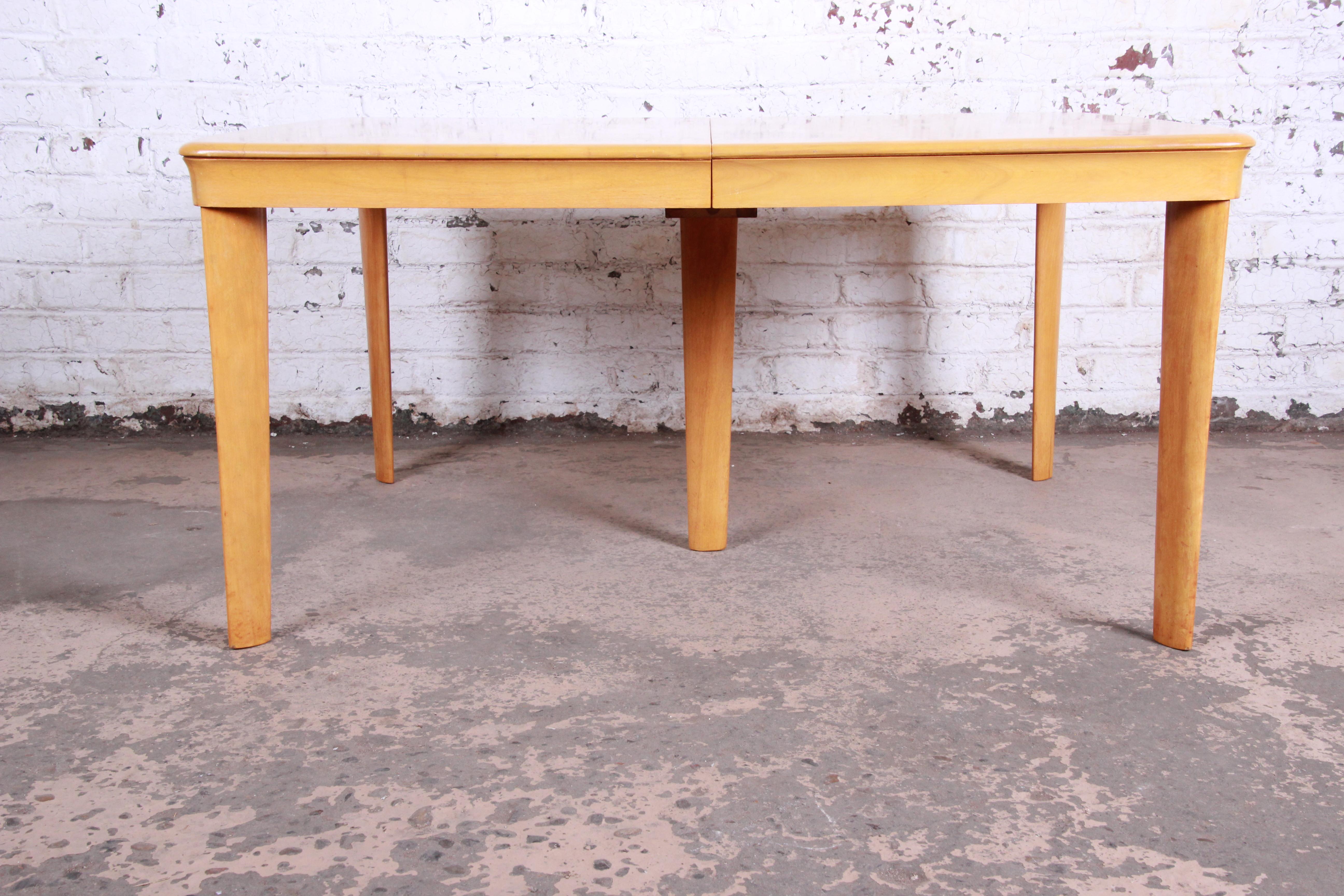 Heywood Wakefield Mid-Century Modern Solid Maple Dining Set, 1950s 1