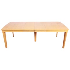 Retro Heywood Wakefield Mid-Century Modern Solid Maple Extension Dining Table, 1950s