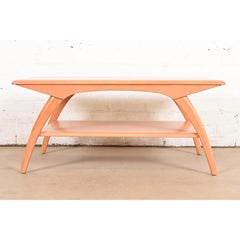 Heywood Wakefield Mid-Century Modern Solid Maple Spider Leg Coffee Table, 1950s