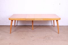 Heywood Wakefield Mid-Century Modern Solid Maple "Stingray" Dining Table, 1950s