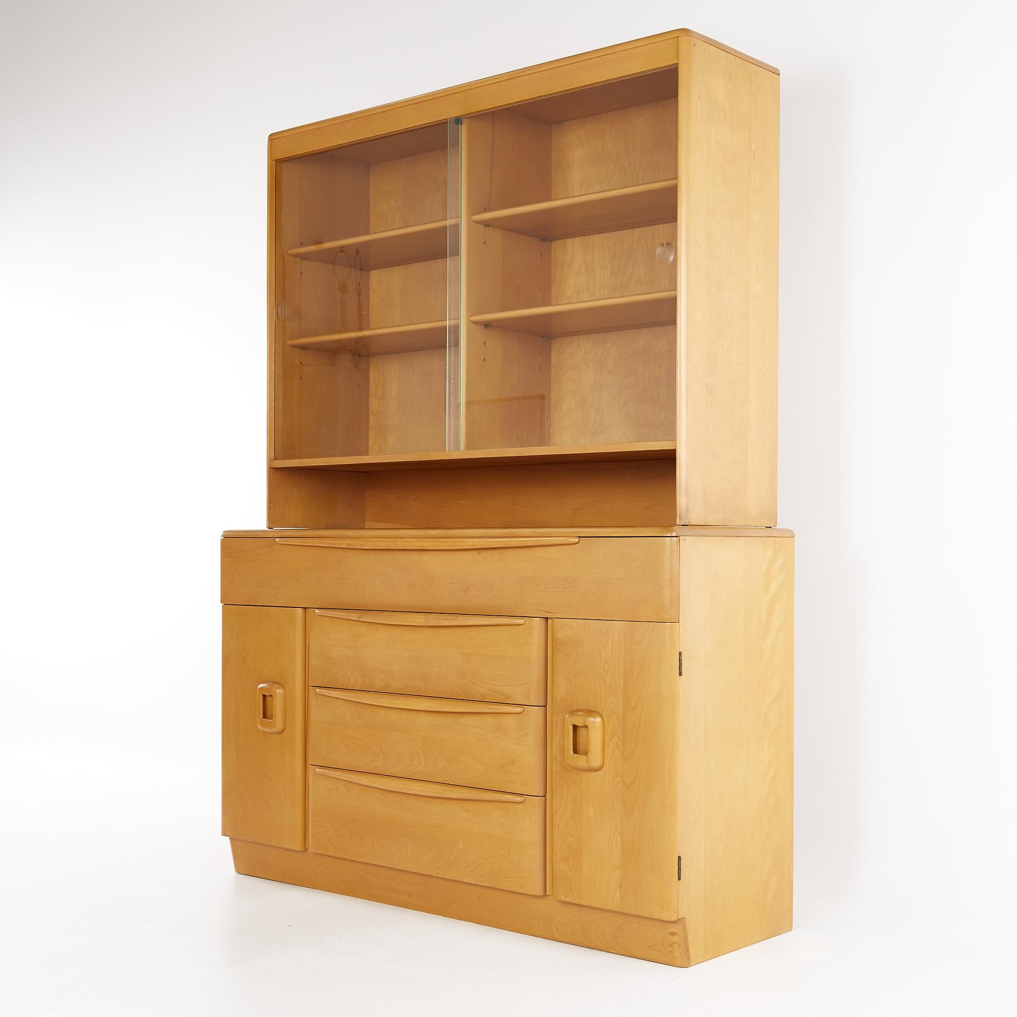 heywood wakefield buffet hutch