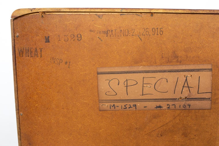 Heywood Wakefield Mid Century Solid Wood 12 Drawer Lowboy Dresser at