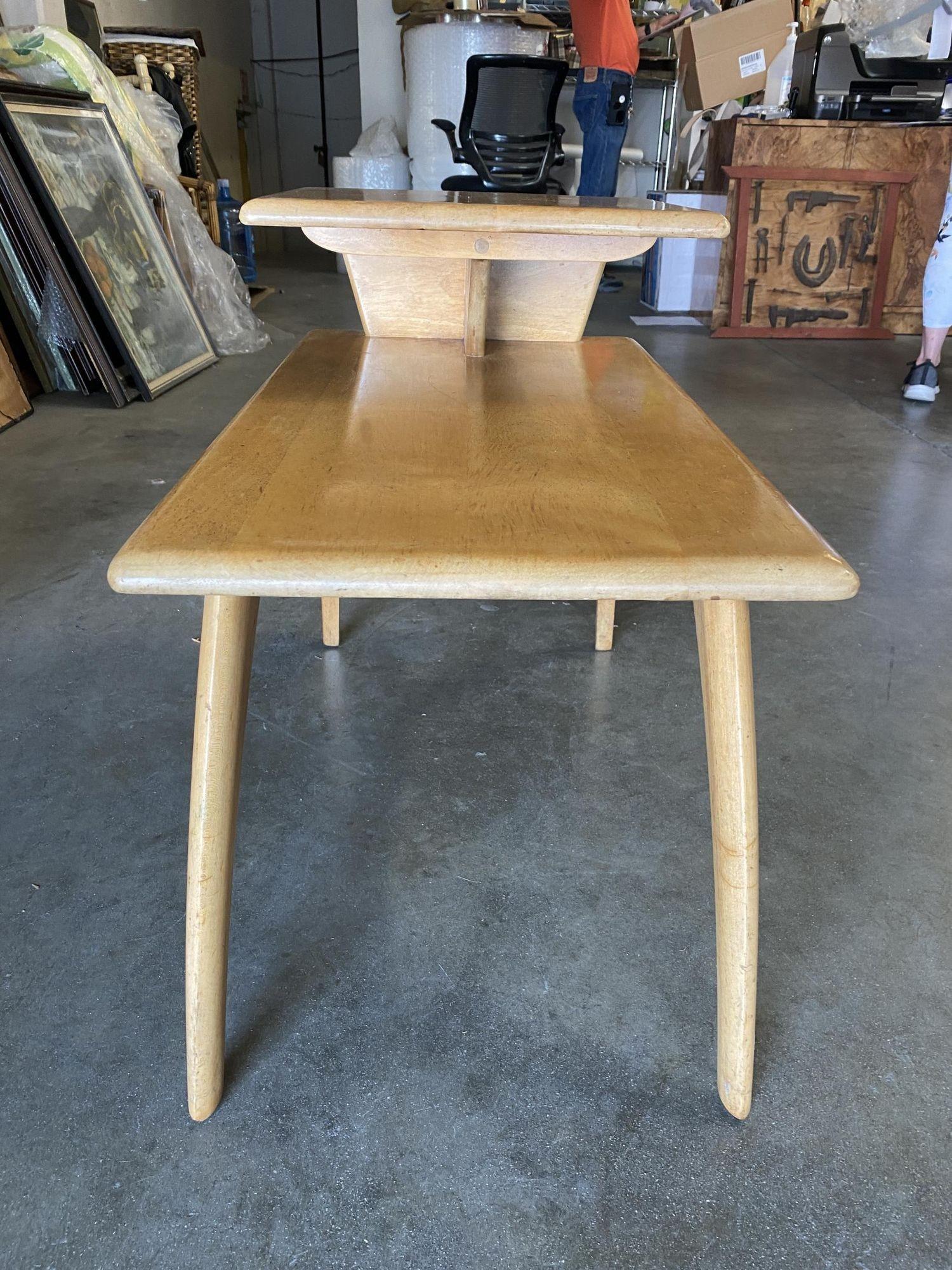 Heywood Wakefield Mid Century Step Two-Tier End Table 2