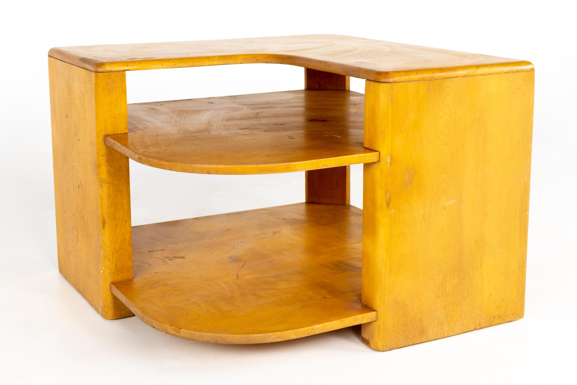 heywood wakefield corner table