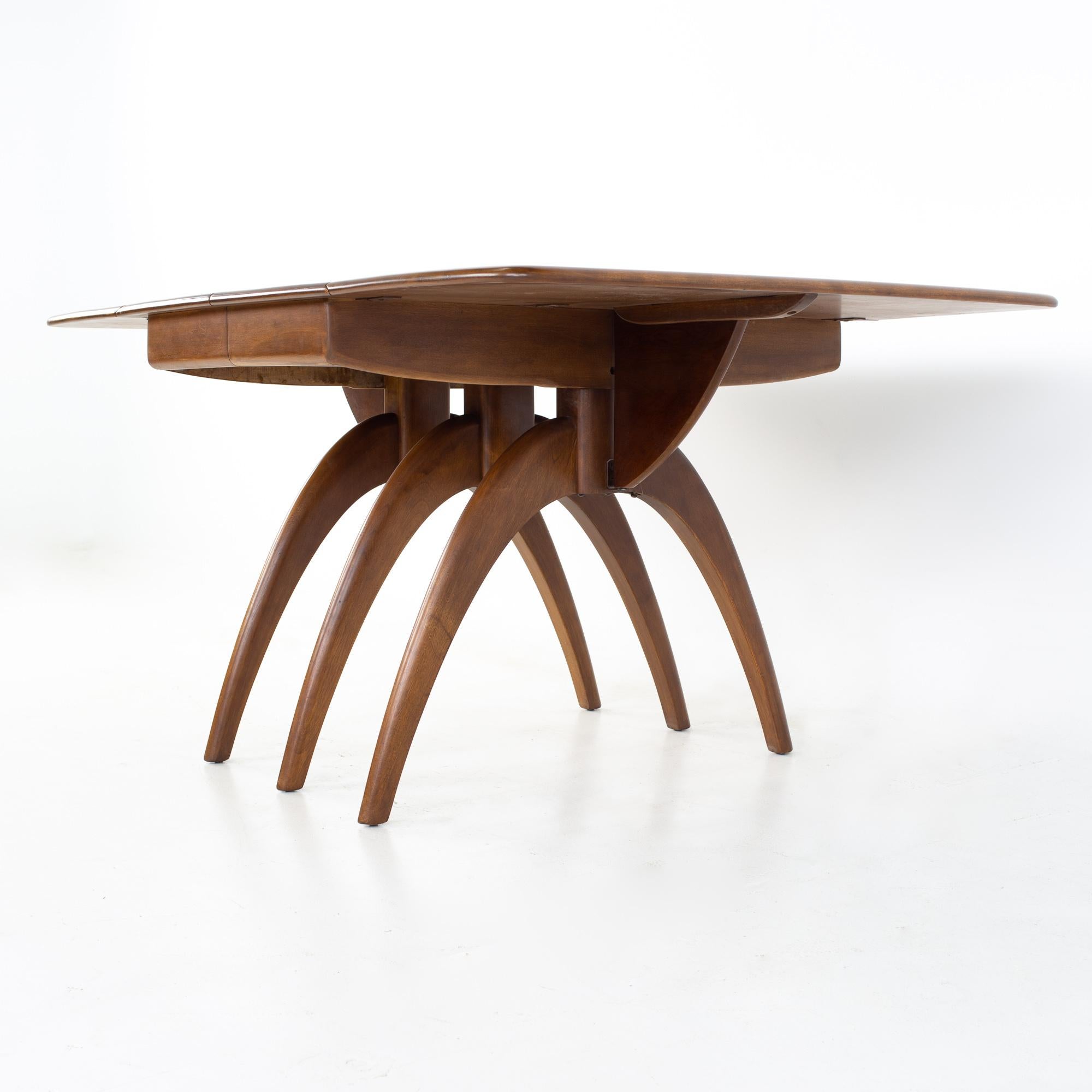 American Heywood Wakefield Mid Century Wishbone Dining Table
