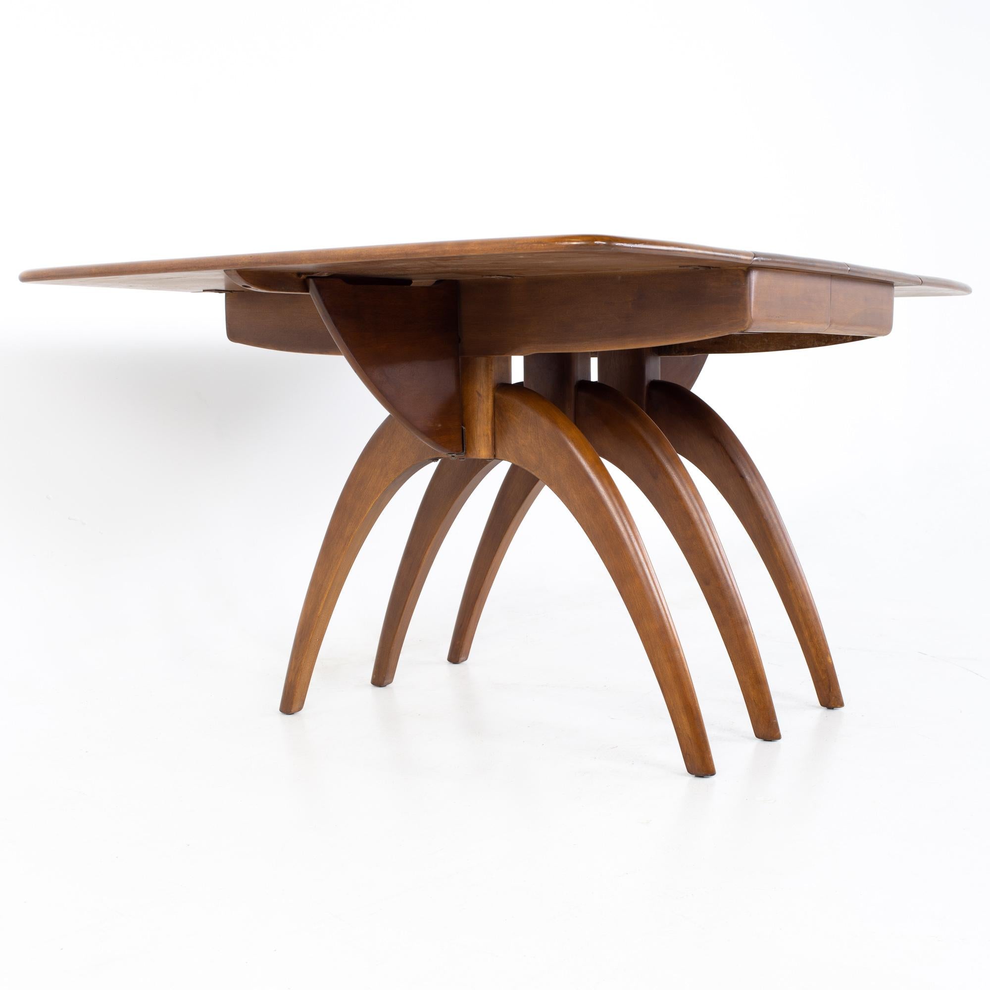 Heywood Wakefield Mid Century Wishbone Dining Table In Good Condition In Countryside, IL