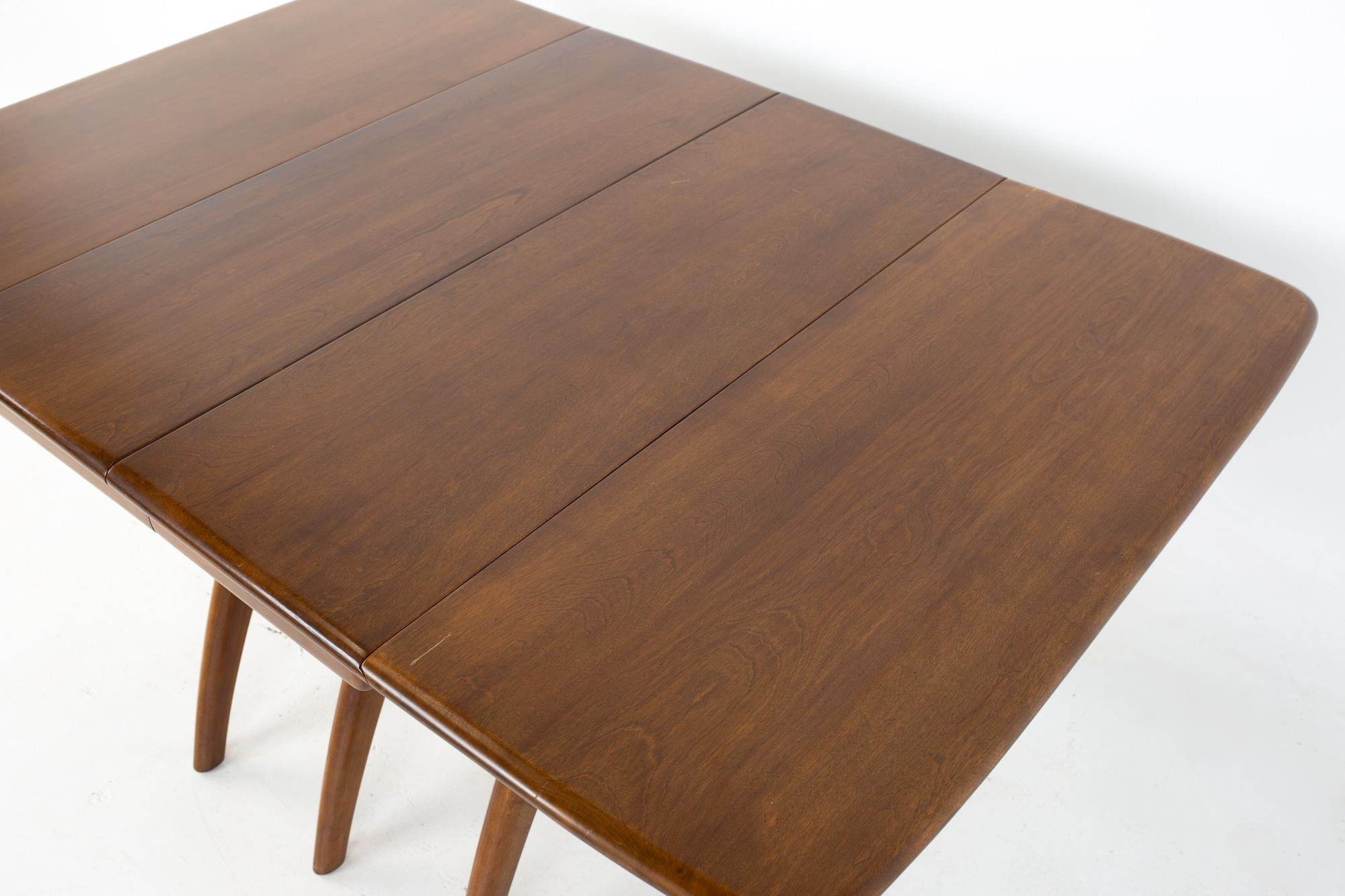 Wood Heywood Wakefield Mid Century Wishbone Dining Table