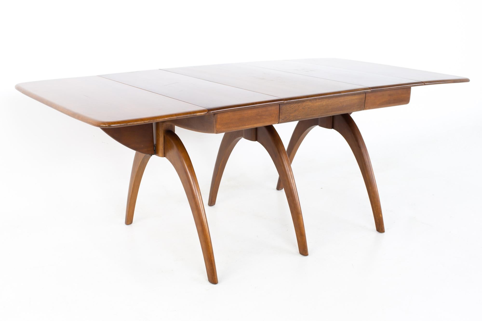 Heywood Wakefield Mid-Century Wishbone Dining Table In Good Condition For Sale In Countryside, IL