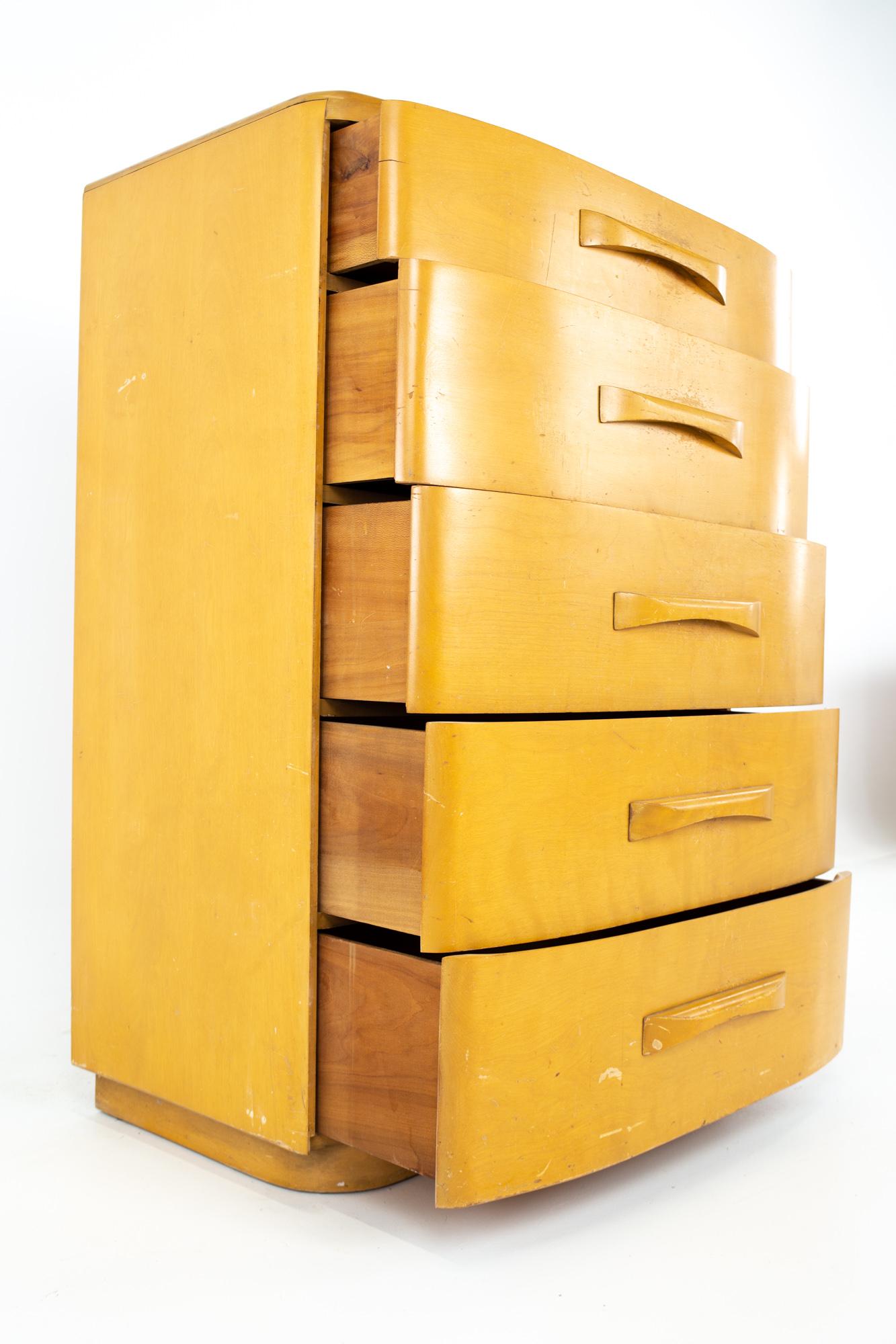 heywood wakefield 3 drawer dresser