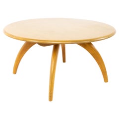 Table basse ronde mi-séculaire Heywood Wakefield