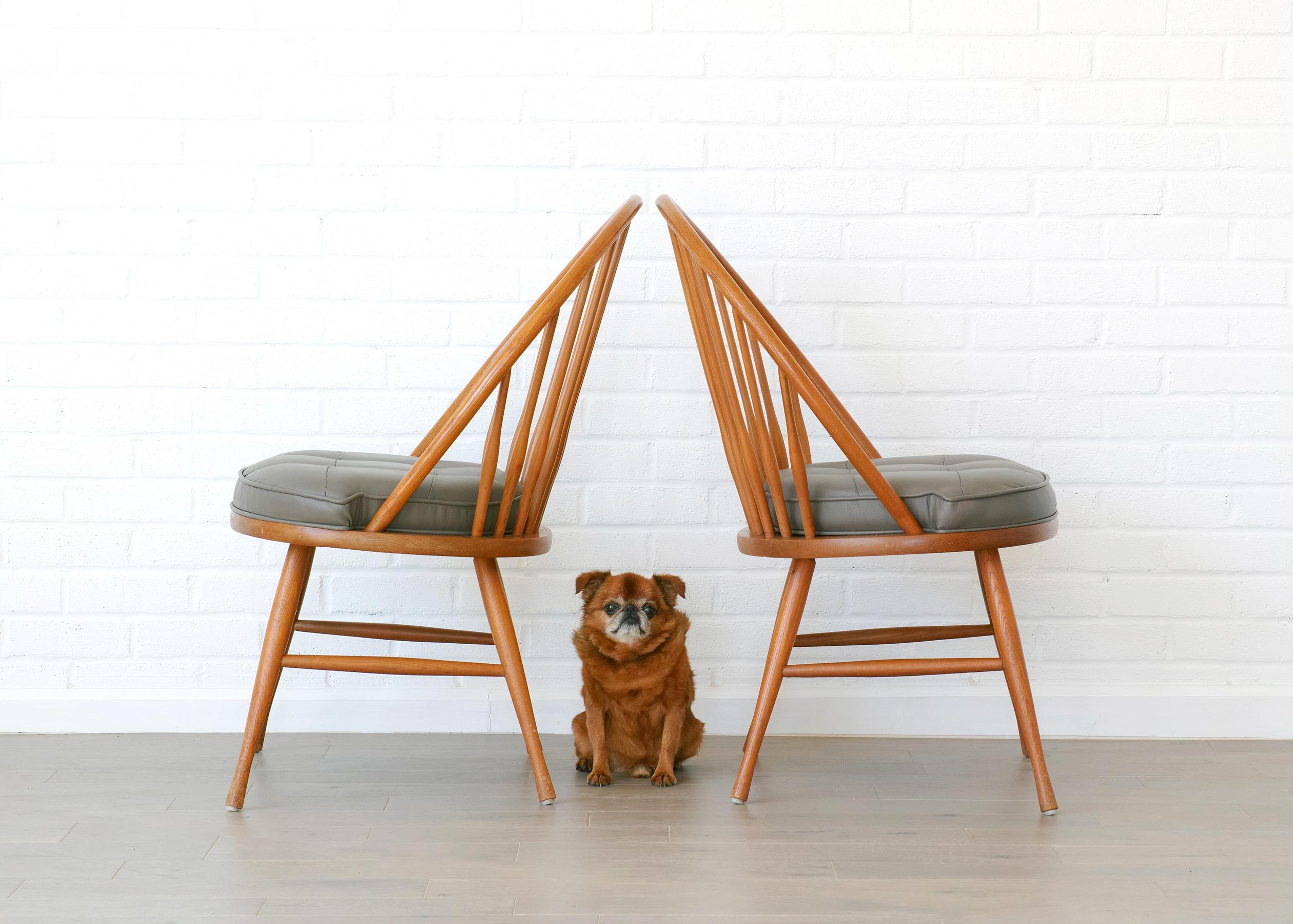Mid-Century Modern Heywood Wakefield Modern Bow Back Windsor Chairs For Sale