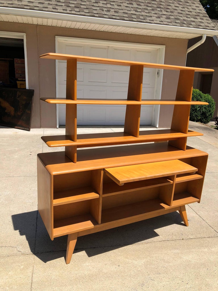 Heywood Wakefield Room Divider M504 and M505 All Original Champagne