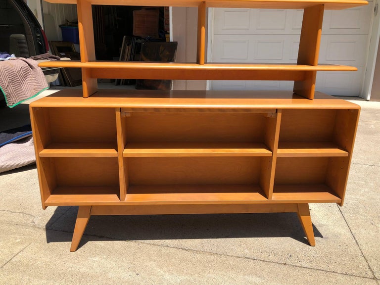 Heywood Wakefield Room Divider M504 and M505 All Original Champagne