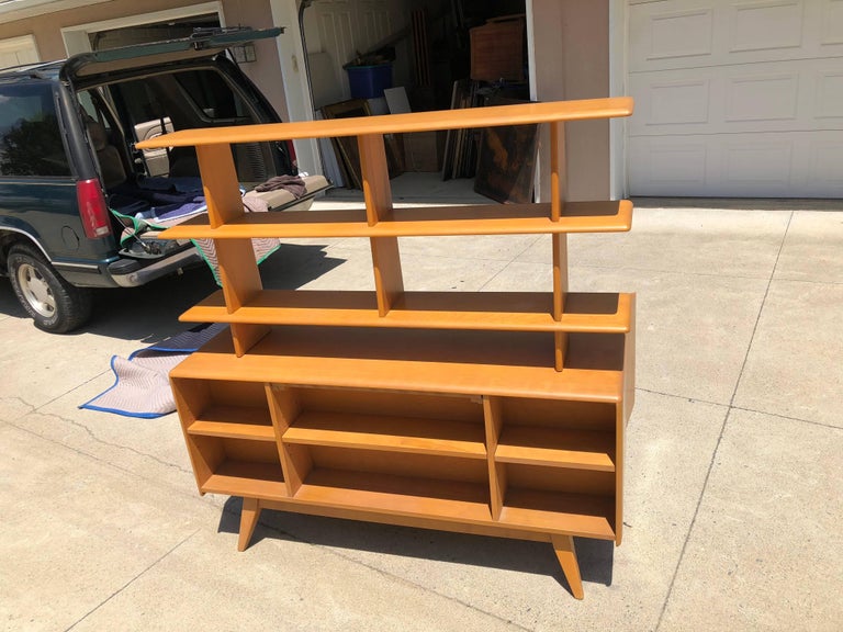 Heywood Wakefield Room Divider M504 and M505 All Original Champagne