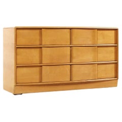 Heywood Wakefield Sculptra Mid Century Wheat 6 Drawer Dresser