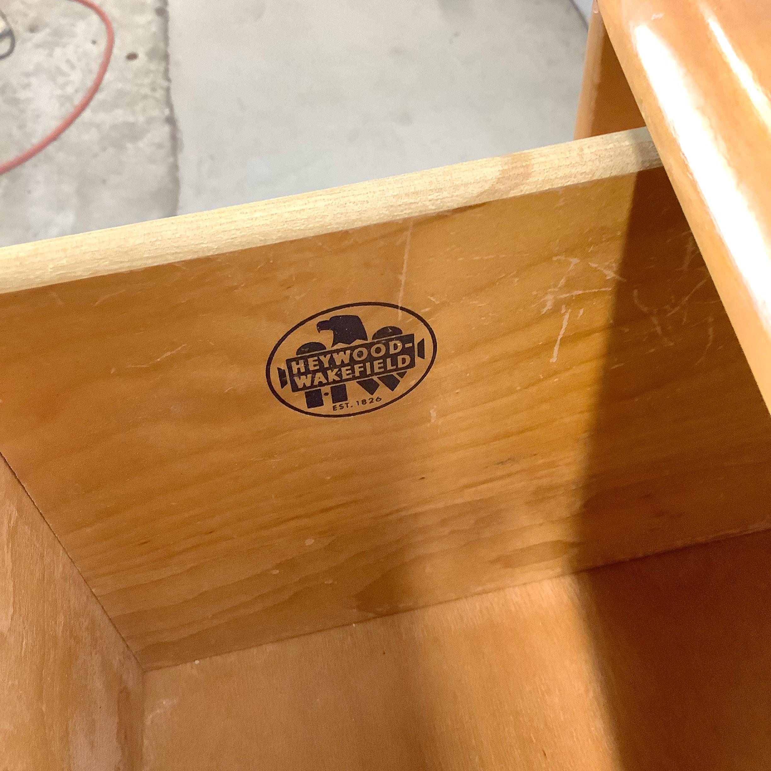 Heywood-Wakefield Sculptura Dresser with Mirror For Sale 2