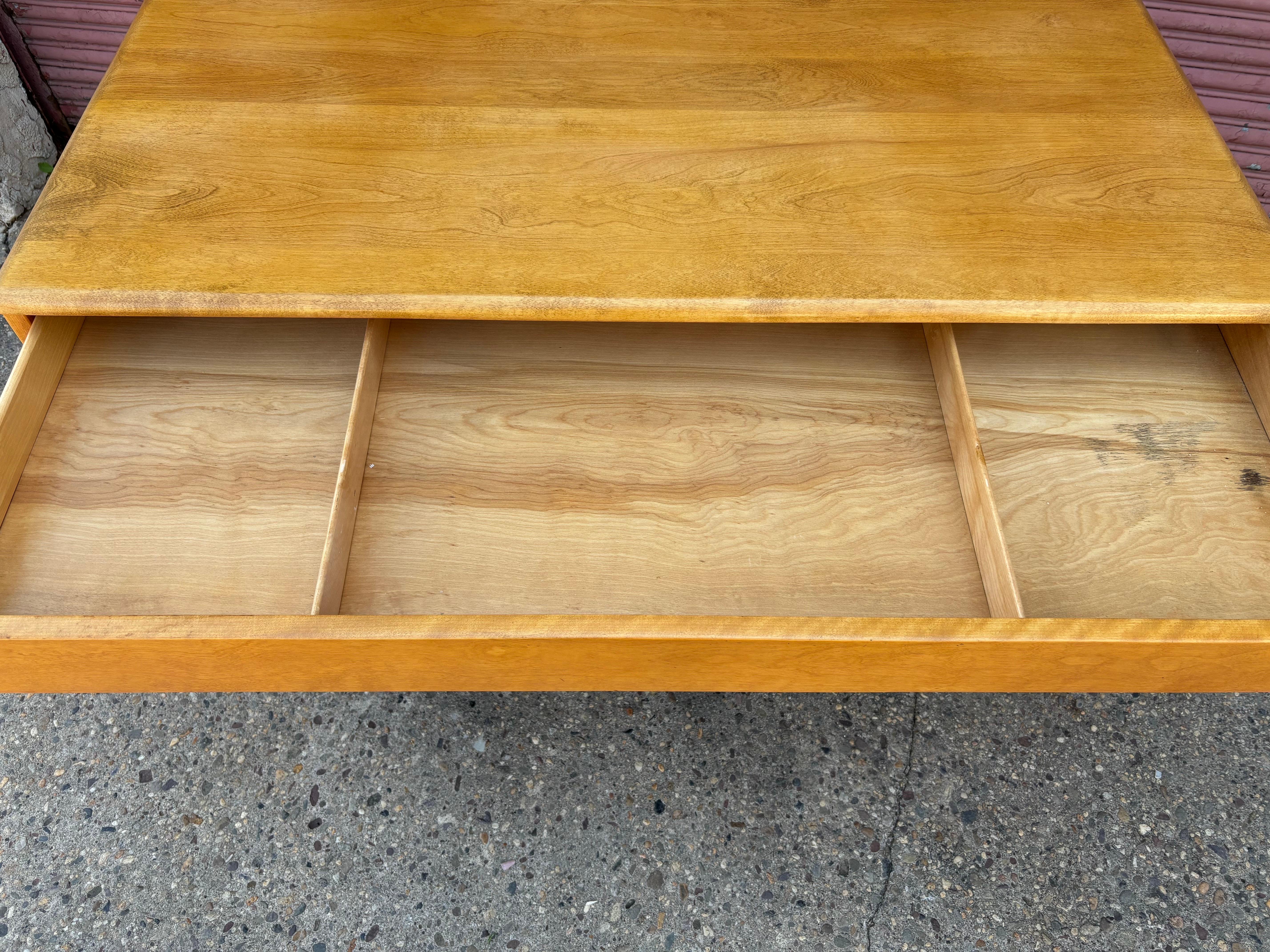 Heywood Wakefield Solid Maple Desk 5