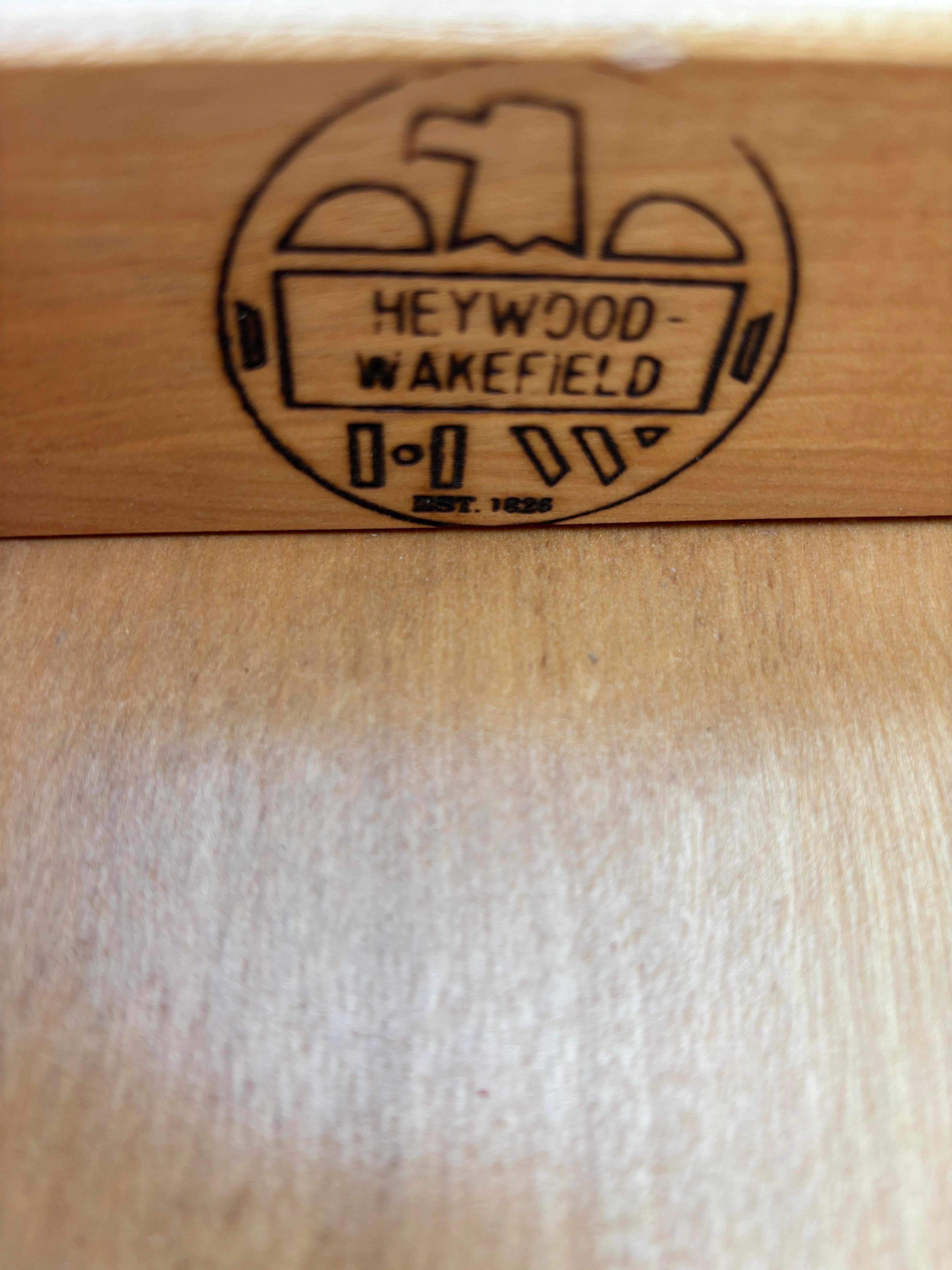 Heywood Wakefield Solid Maple Desk 8