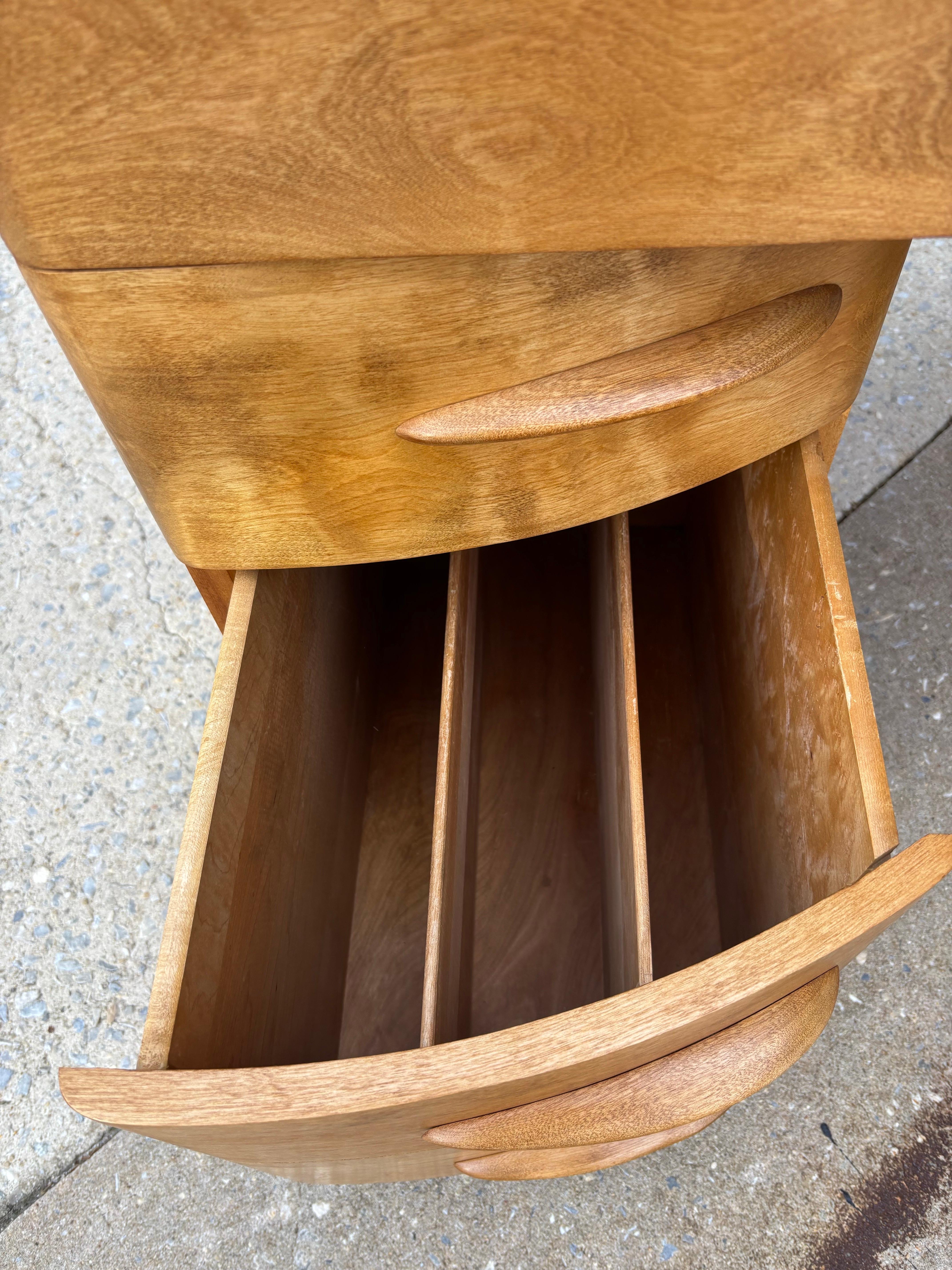 Heywood Wakefield Solid Maple Desk For Sale 1