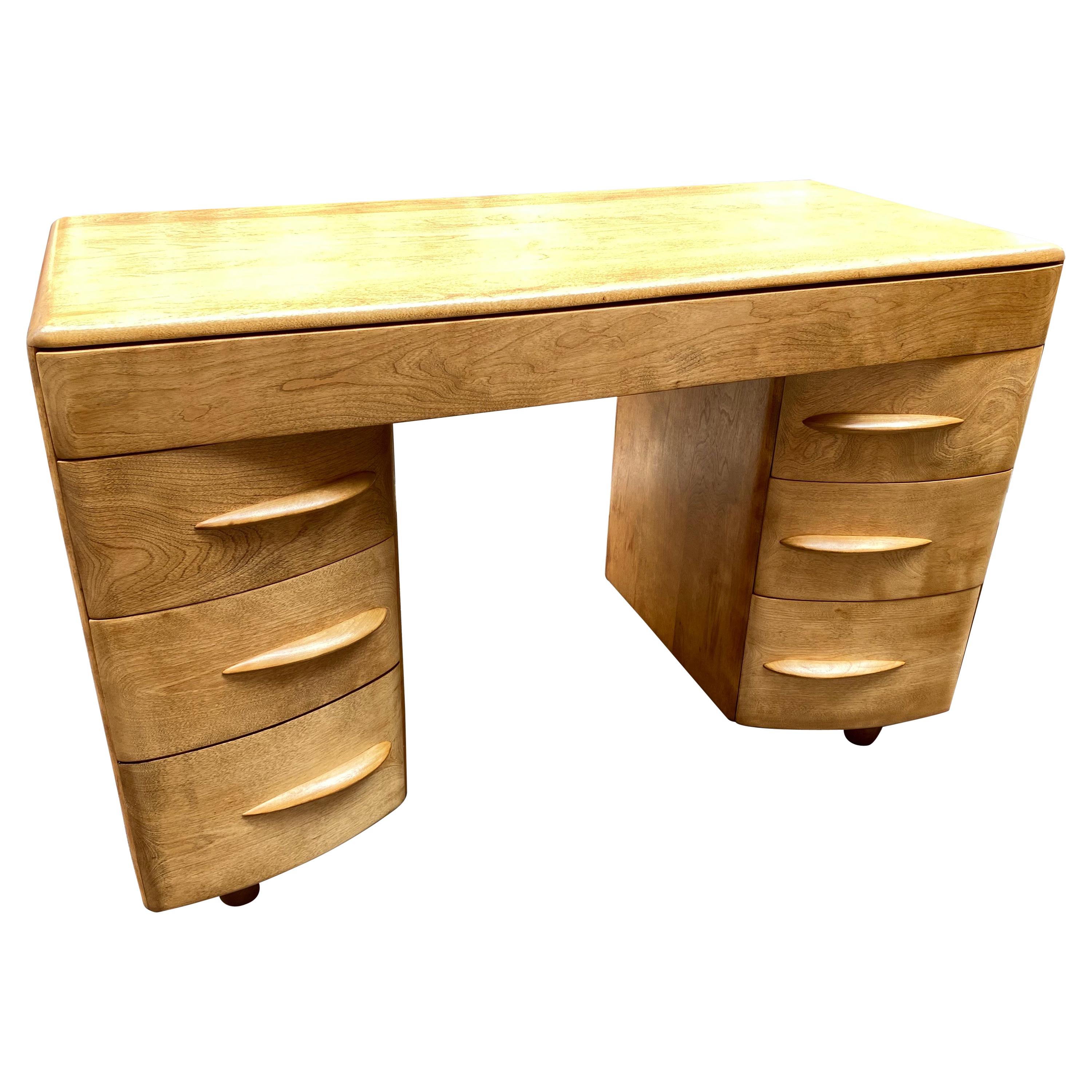 Heywood Wakefield Solid Maple Desk