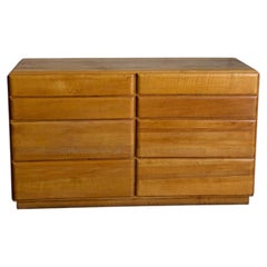 Heywood Wakefield Star Dust Maple Dresser Storage Chest Mid-Century Modern 1950s