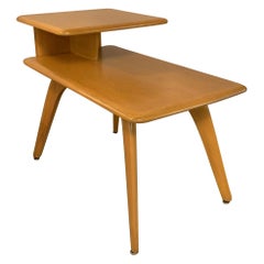 Heywood Wakefield Stepped Birch Side Table