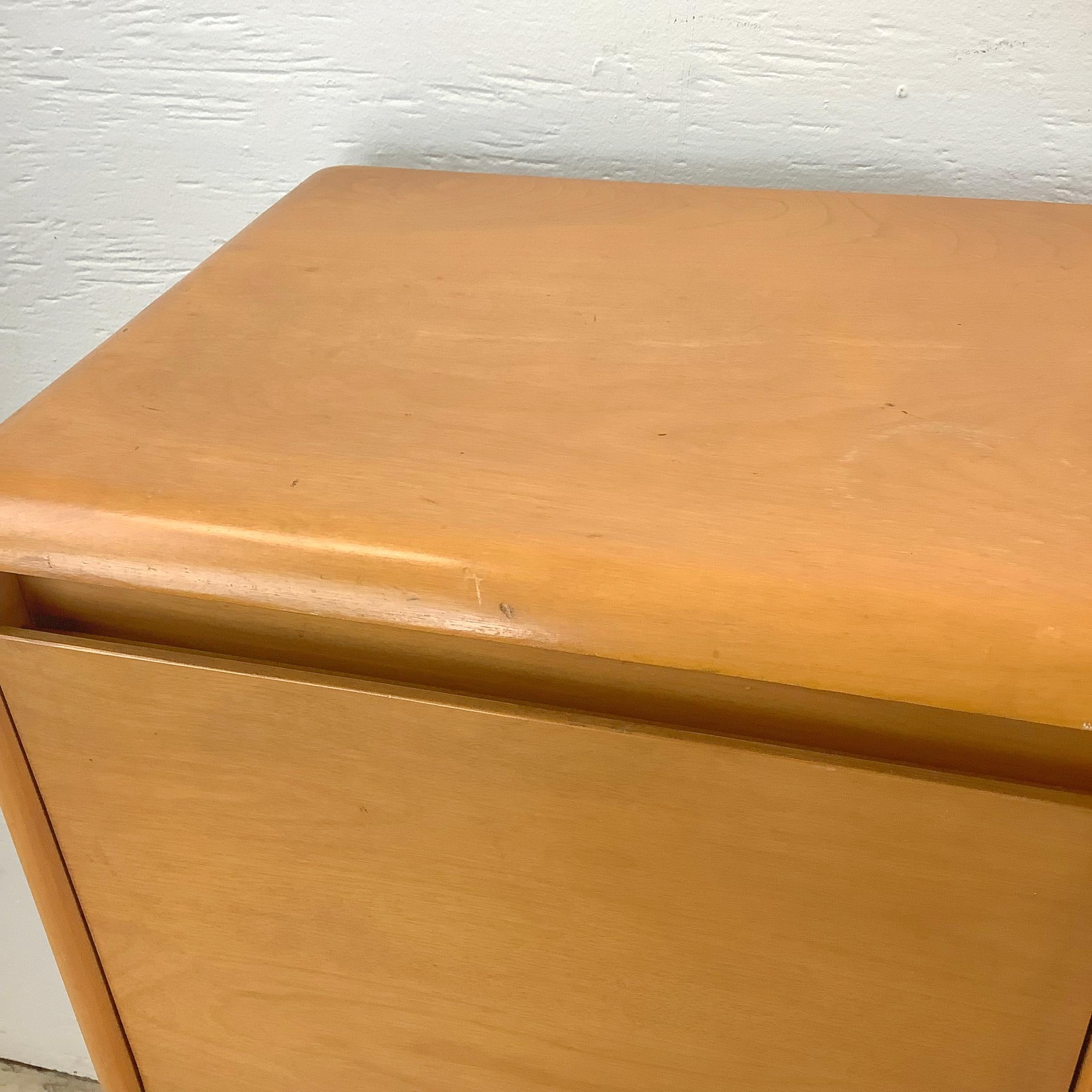 Heywood-Wakefield Storage Headboard- Full For Sale 2