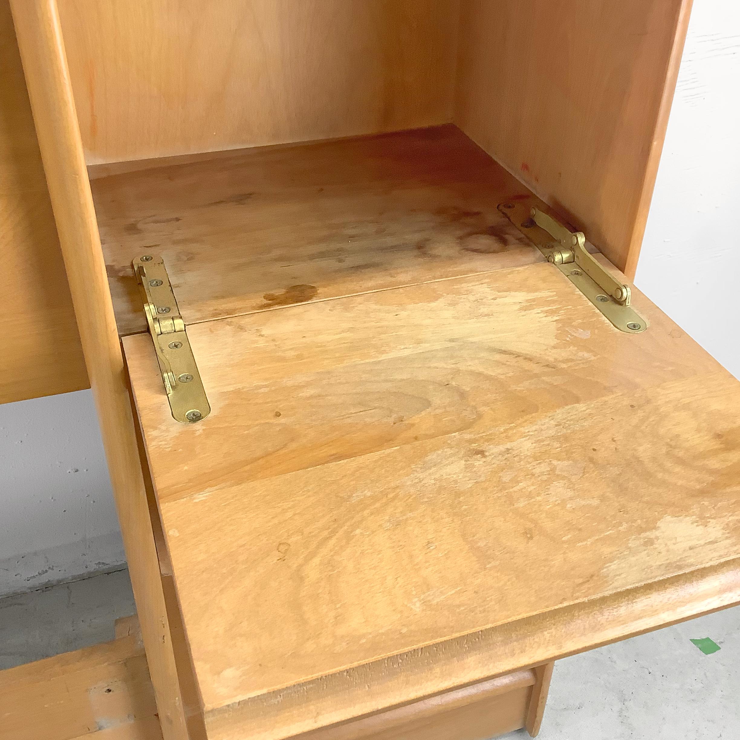 Heywood-Wakefield Storage Headboard- Full For Sale 8