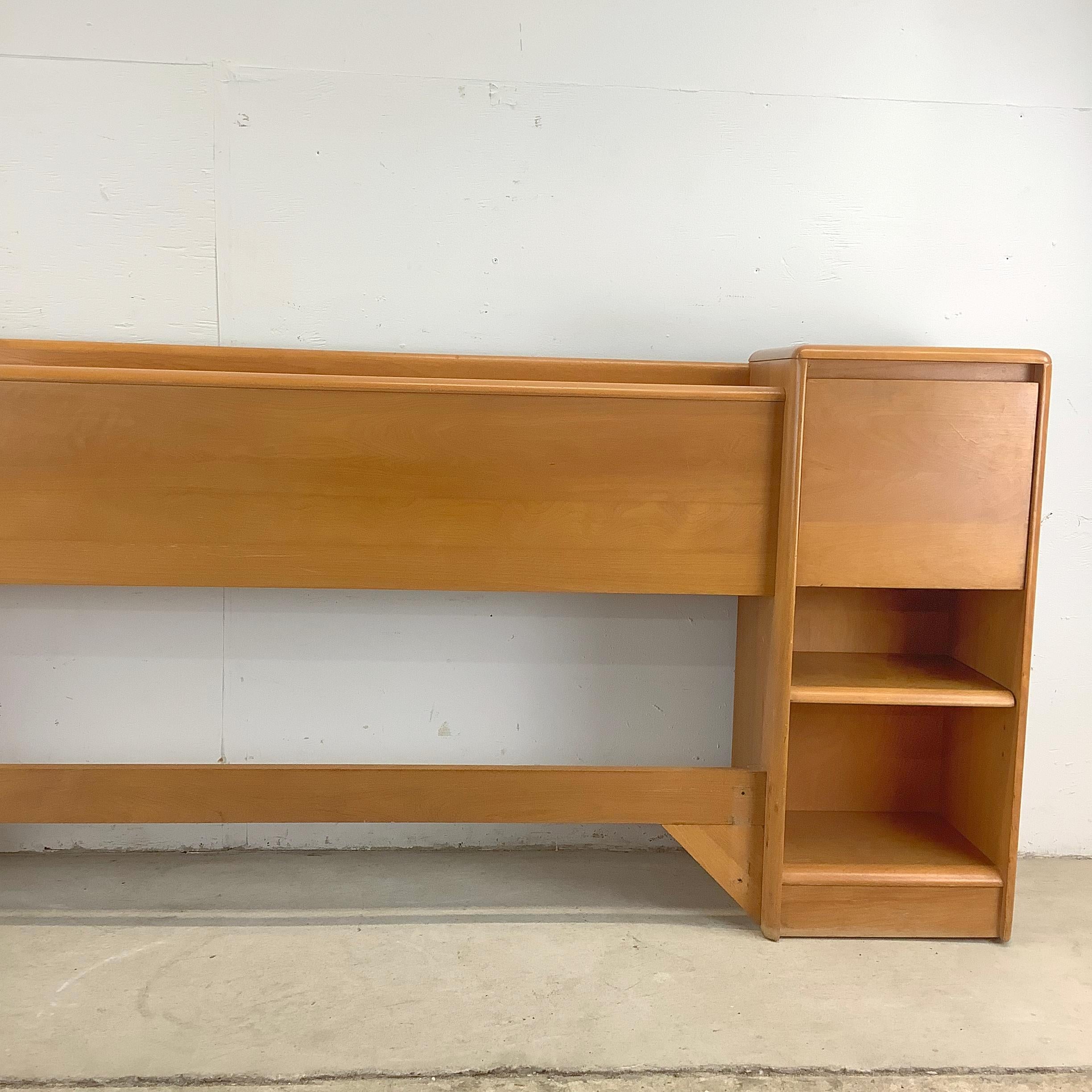 Other Heywood-Wakefield Storage Headboard- Full For Sale