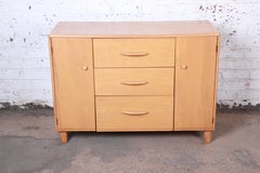 Heywood Wakefield Stil Mitte des Jahrhunderts Modernes Sideboard Anrichte aus massivem Ahorn:: 1950er Jahre