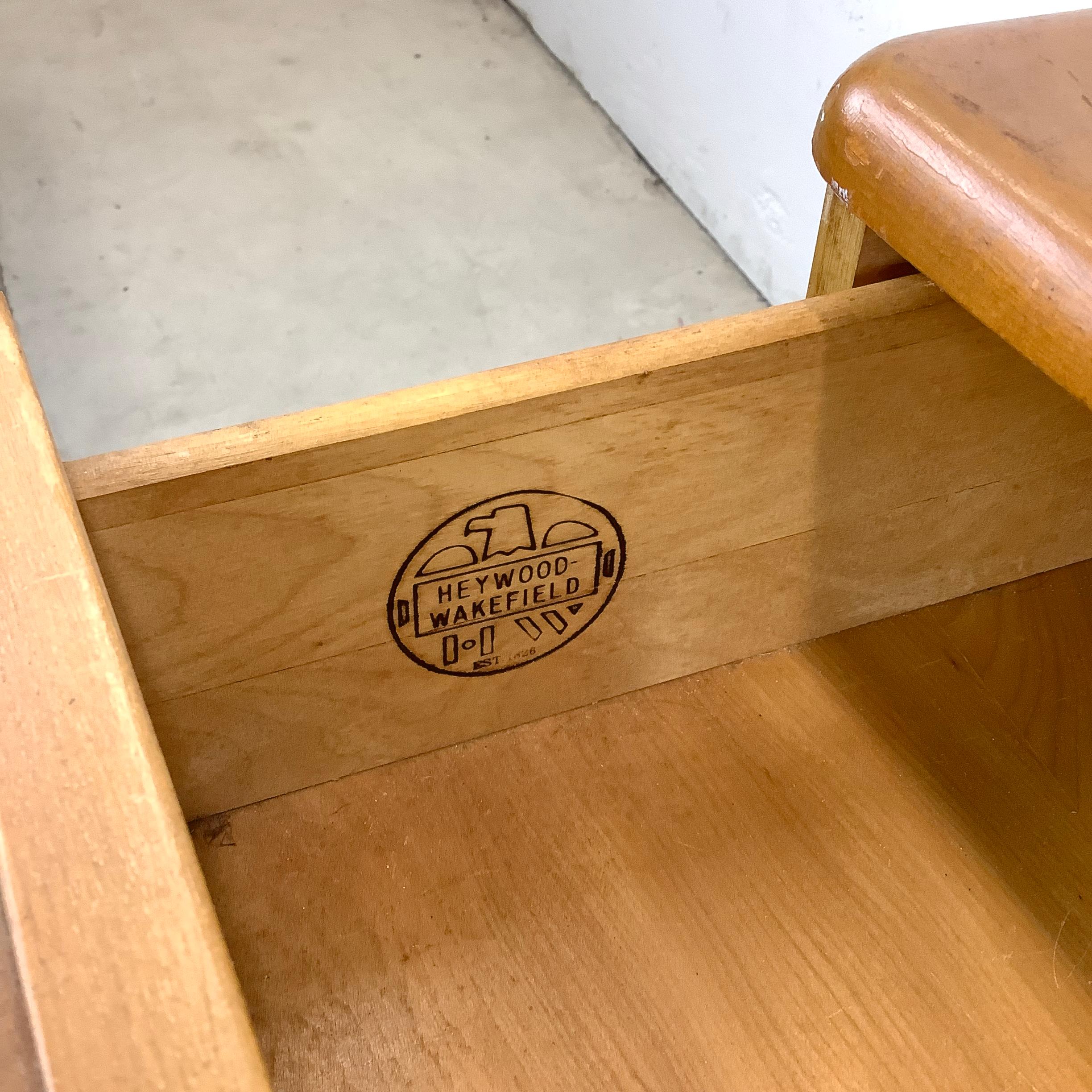 Wood Heywood-Wakefield Three Drawer Dresser- 