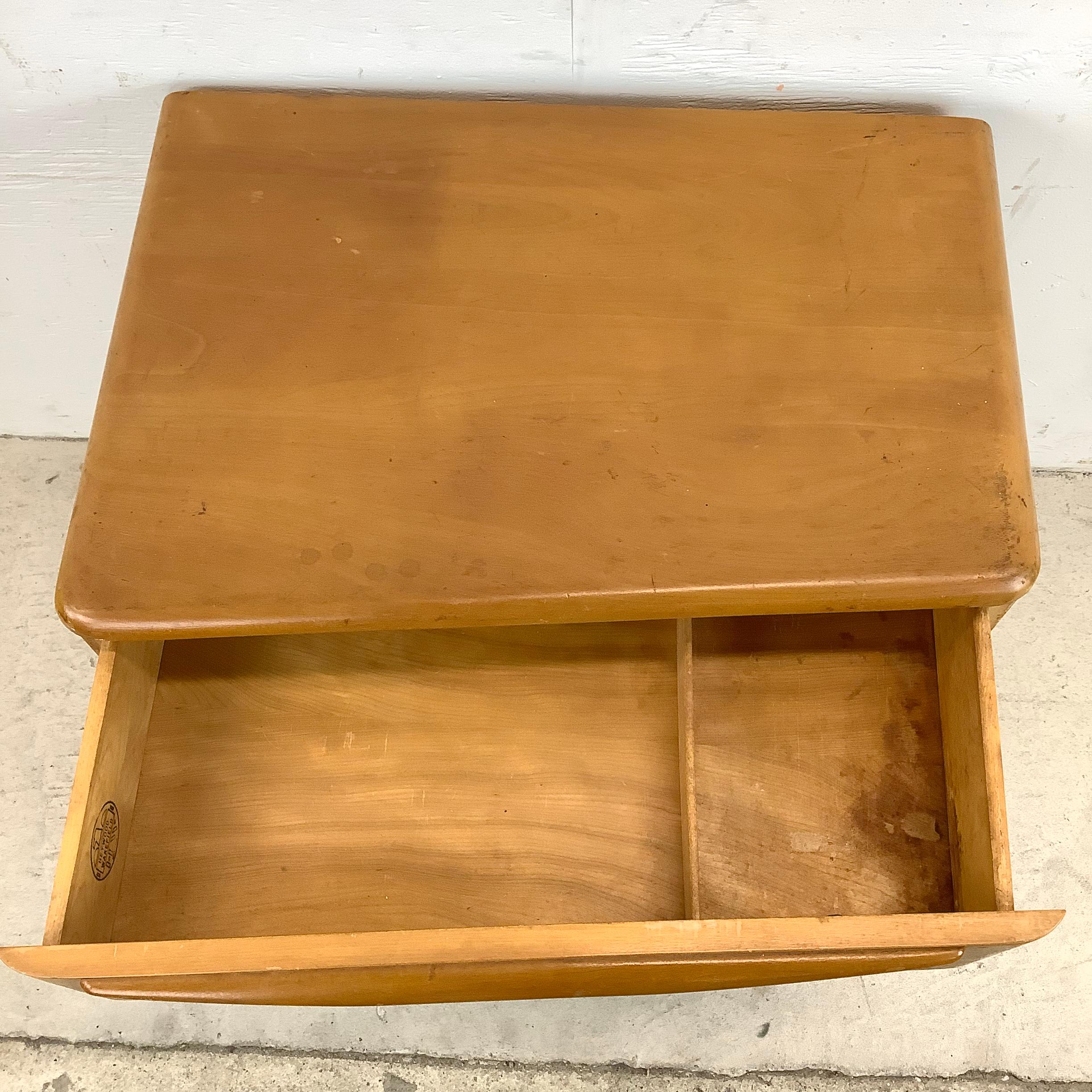 heywood wakefield 3 drawer dresser