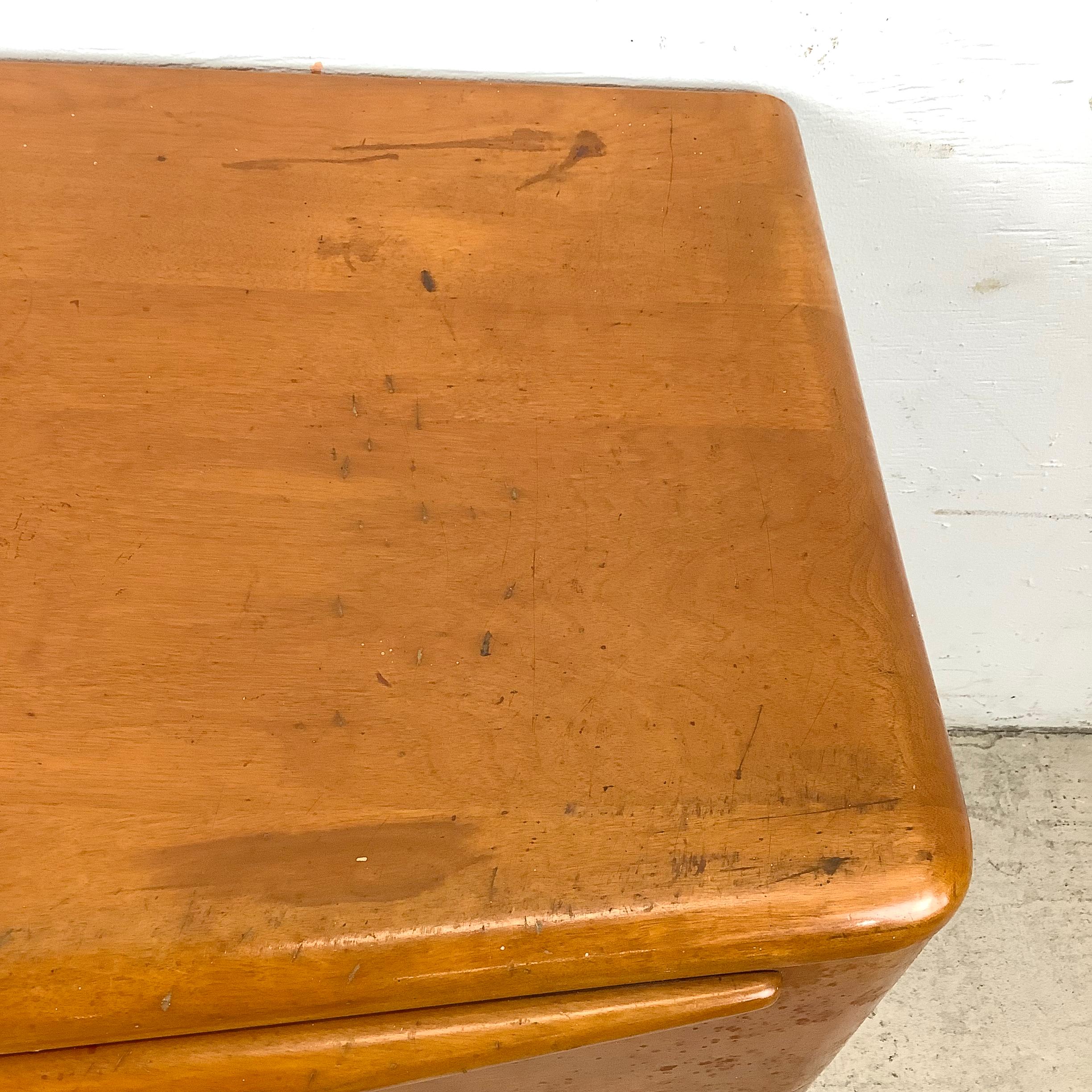 Heywood-Wakefield Three Drawer Dresser 12