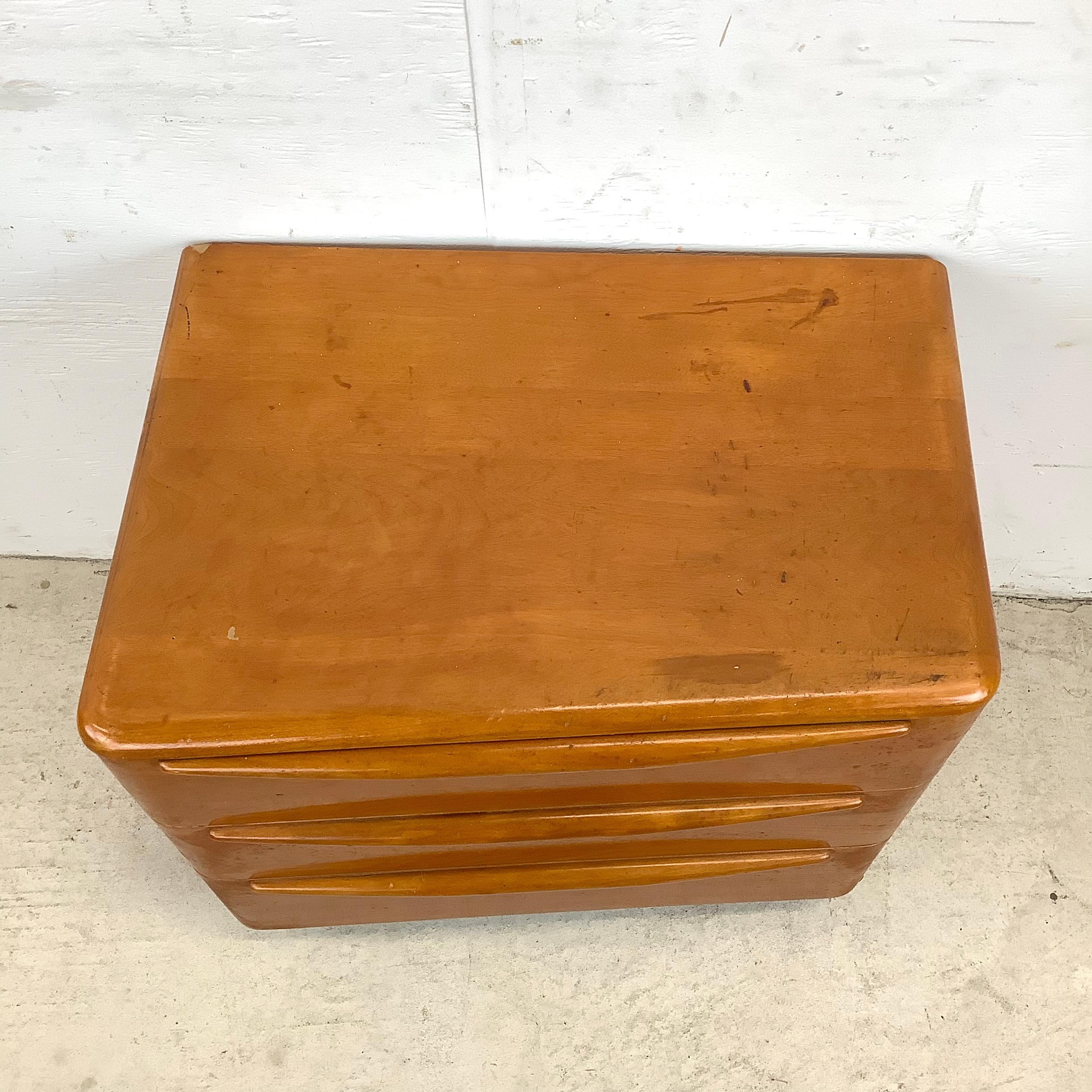 American Heywood-Wakefield Three Drawer Dresser