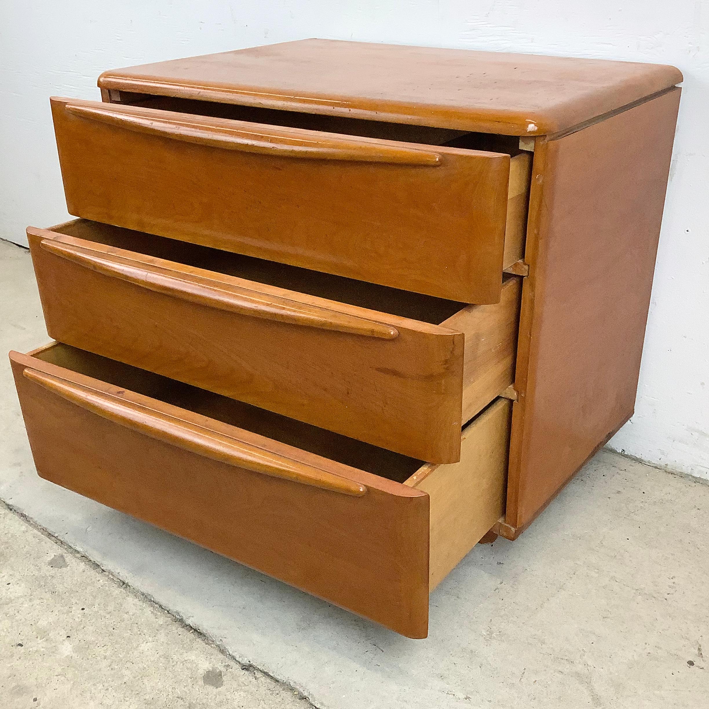 Wood Heywood-Wakefield Three Drawer Dresser