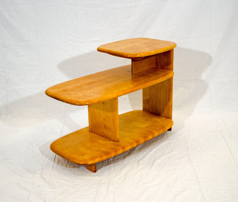 Heywood Wakefield ThreeTier End Table 3753G at 1stDibs