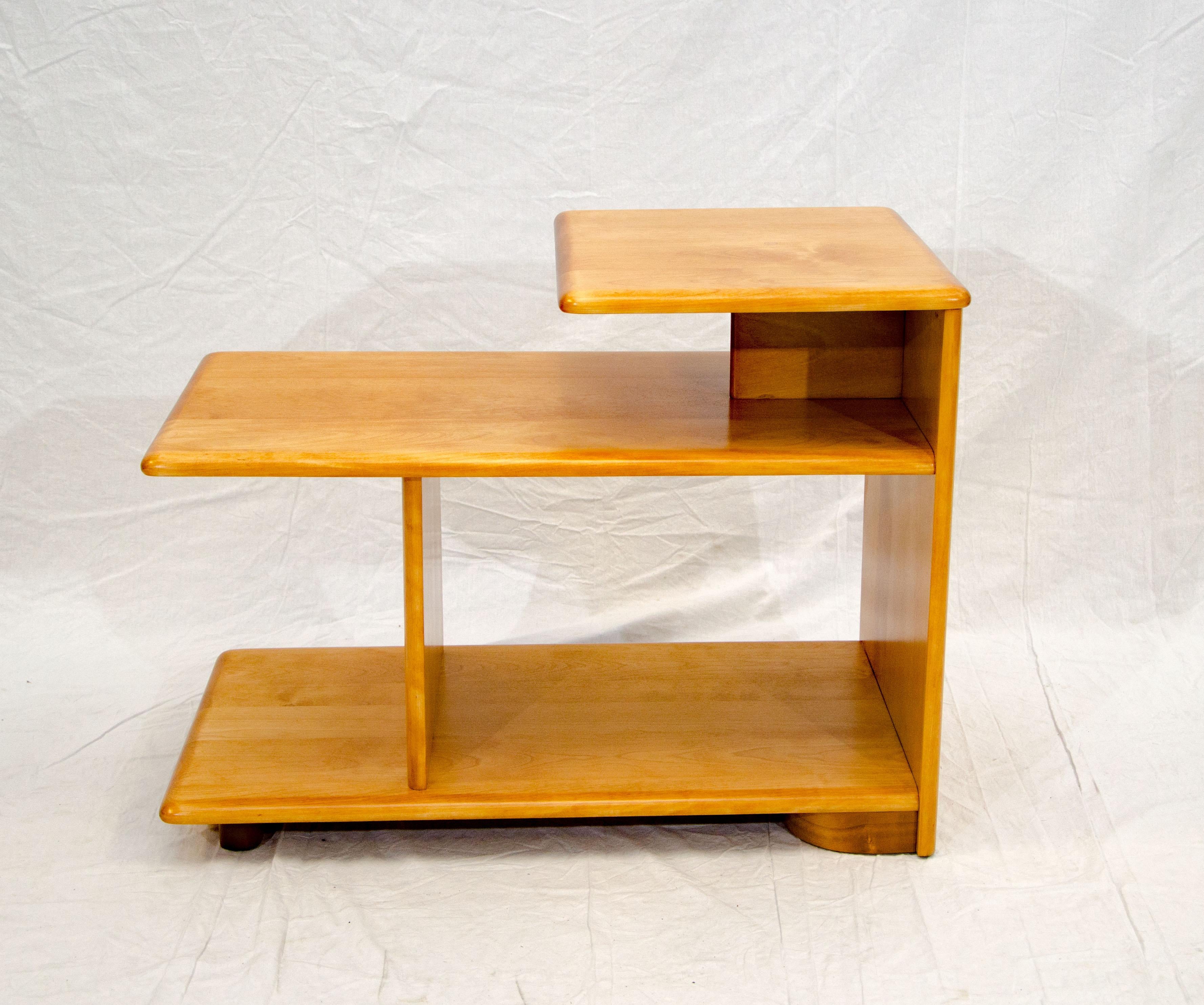 Heywood Wakefield Three-Tier Step End Table 2