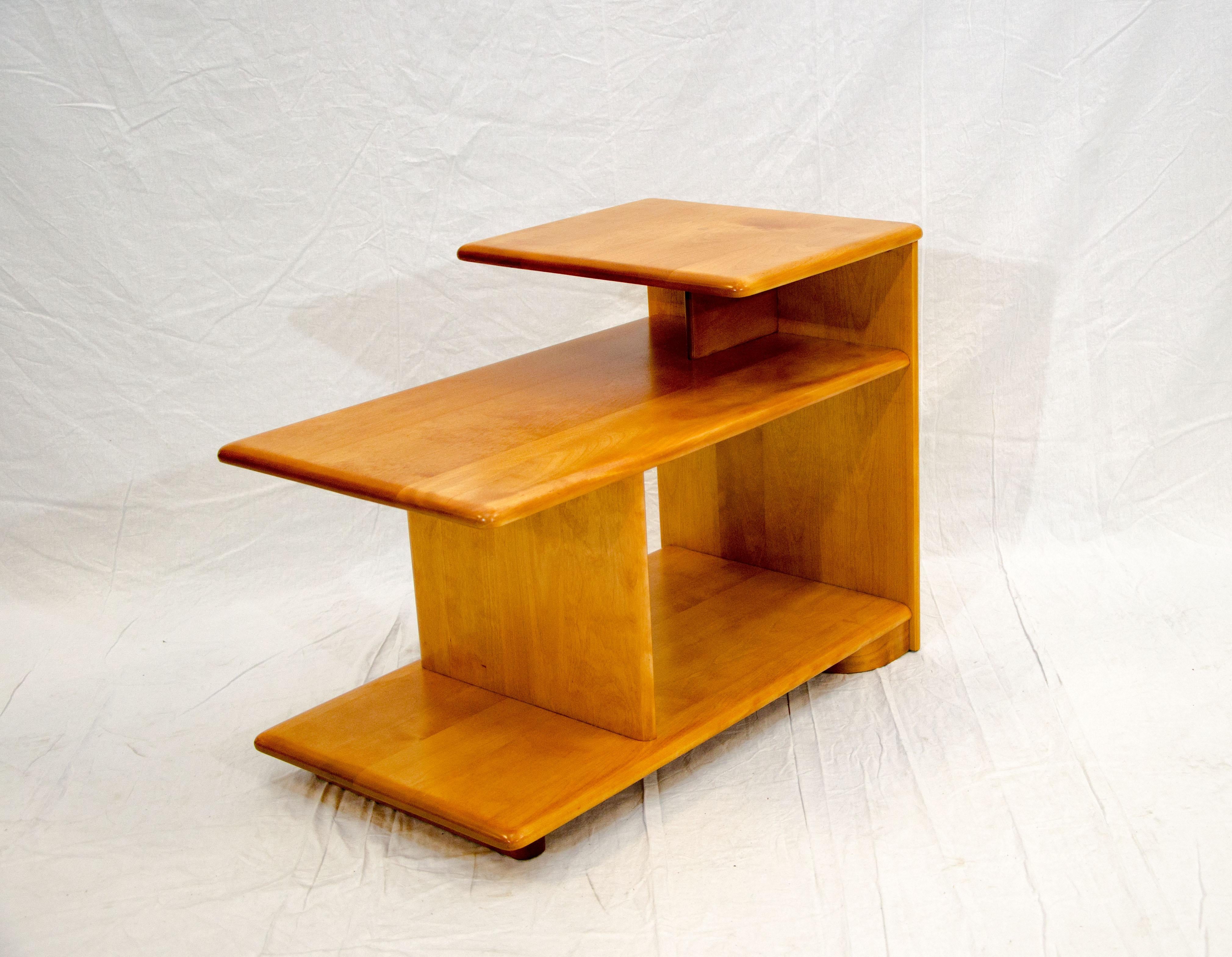 Heywood Wakefield Three-Tier Step End Table 4