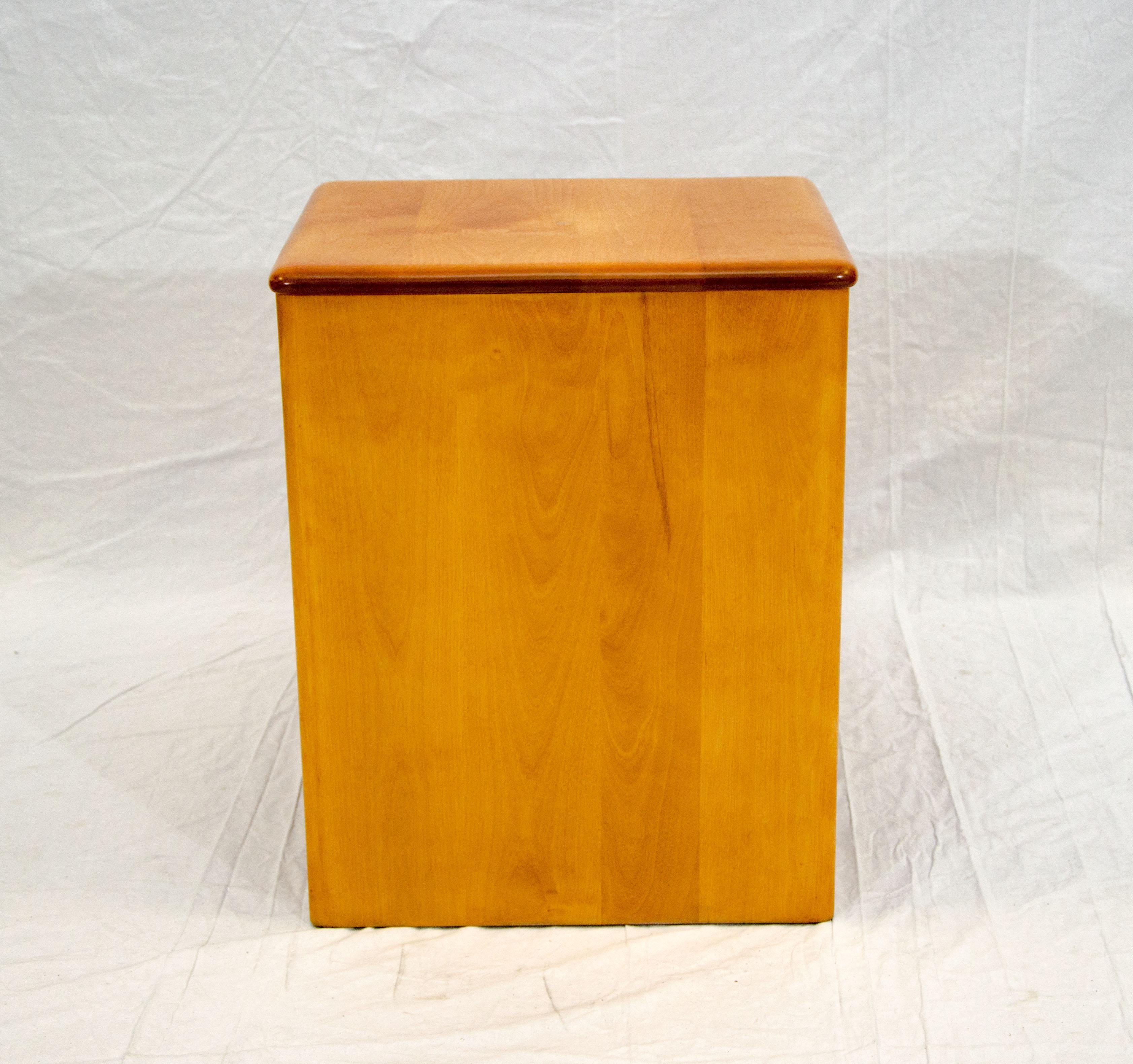 American Heywood Wakefield Three-Tier Step End Table