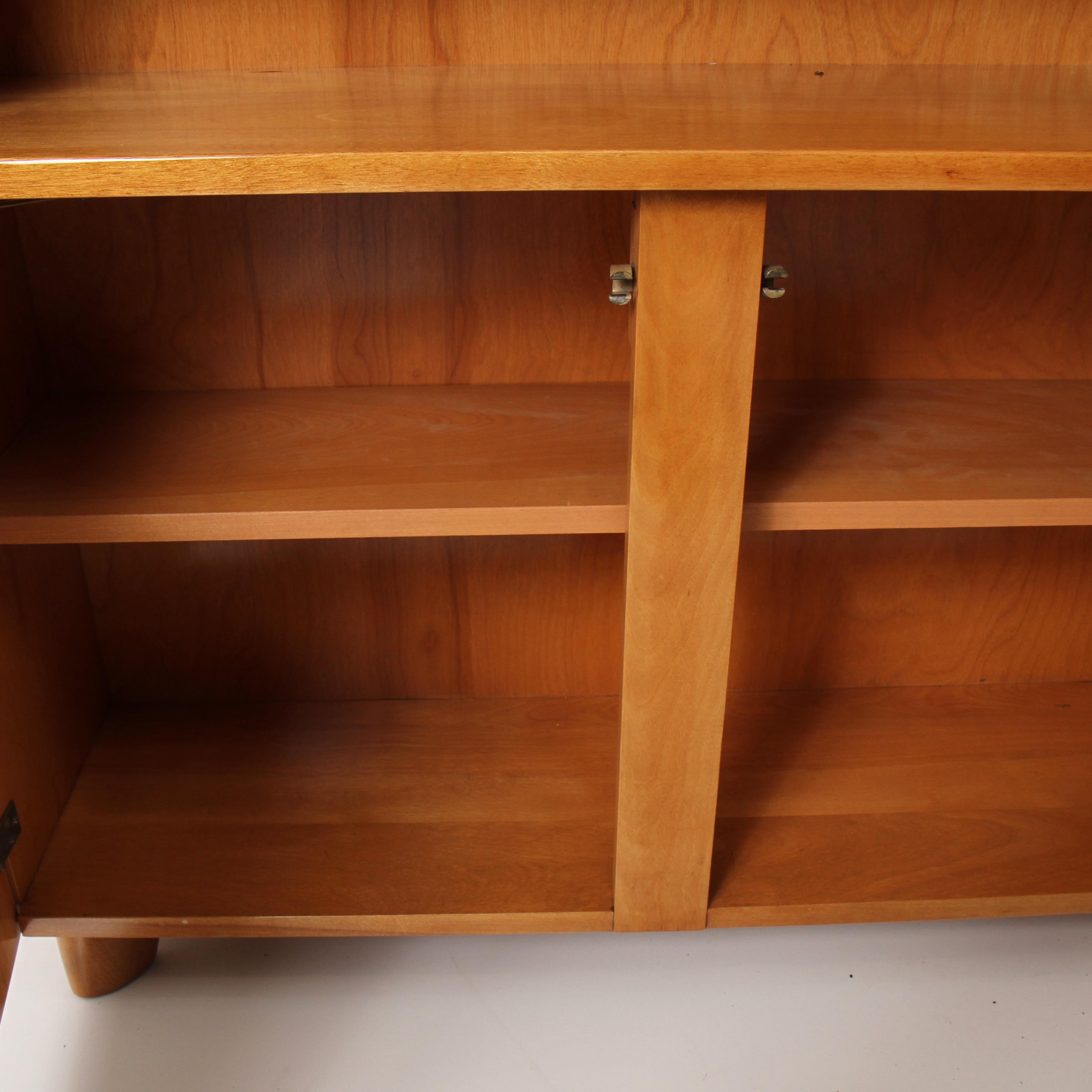 Heywood Wakefield Two-Door Cabinet In Good Condition In New London, CT
