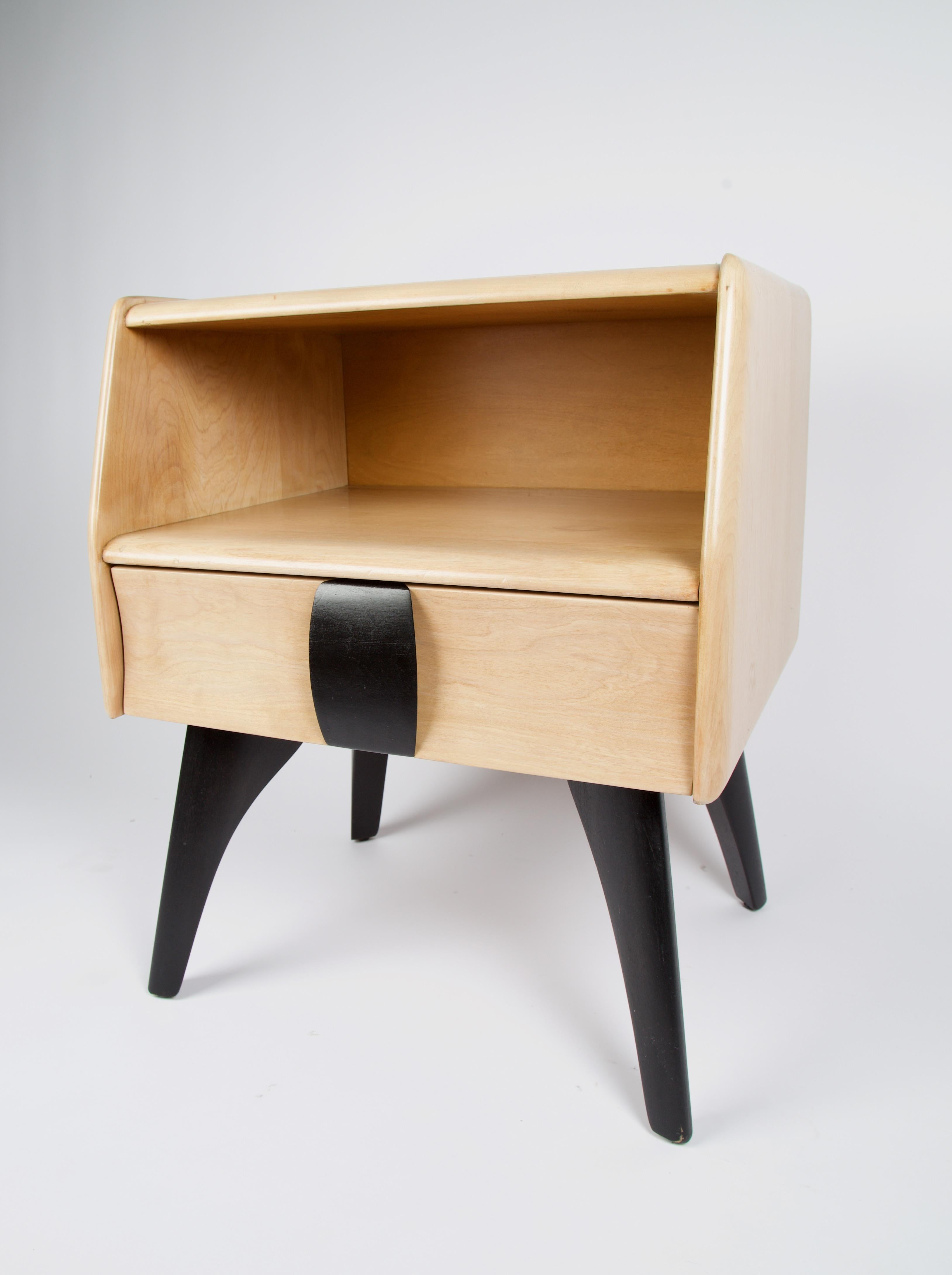 American Heywood Wakefield Vintage Mid-Century Modern Nightstands